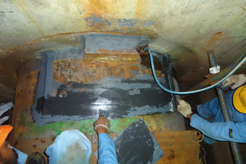 UPS Corrosion Protection Wraps used offshore