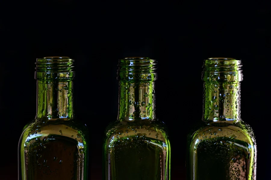 Dark Glass Bottles for Olive Oil