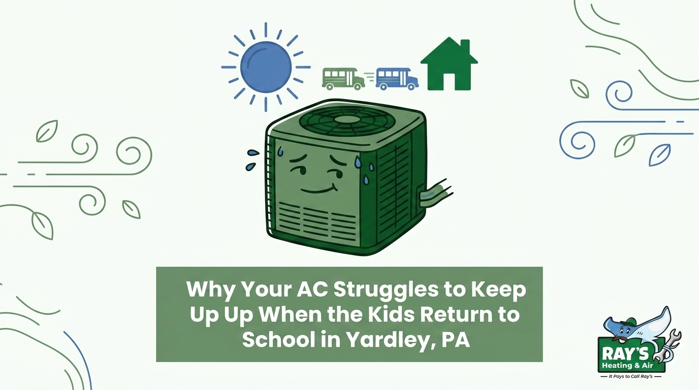 Why Your AC Struggles to Keep Up When the Kids Return to School in Yardley