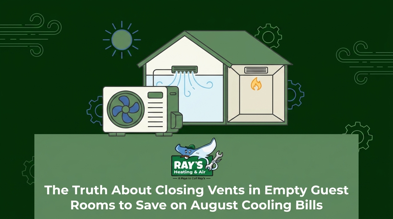 The Truth About Closing Vents in Empty Guest Rooms to Save on August Cooling Bills