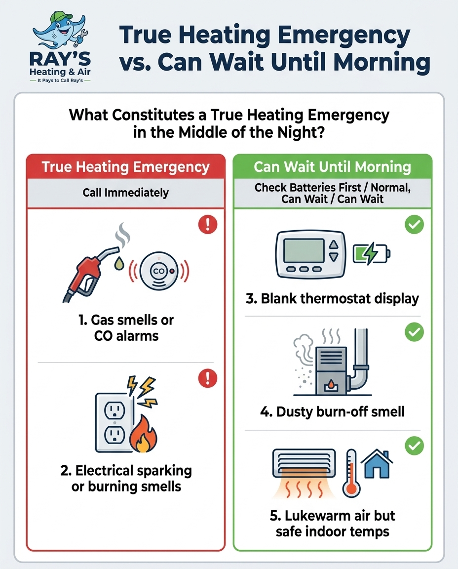 True Heating Emergency vs. Can Wait Until Morning