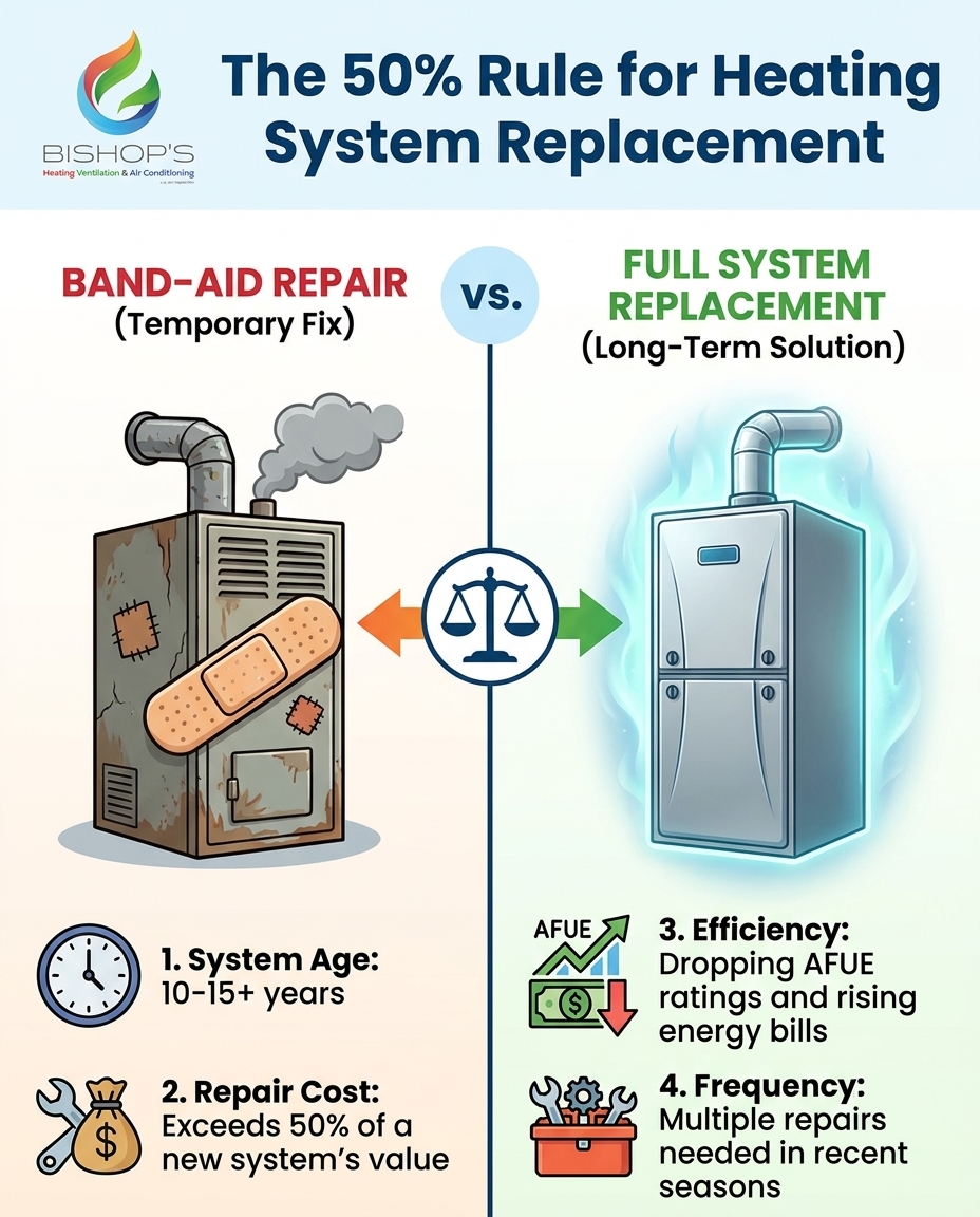 The 50% Rule for Heating System Replacement