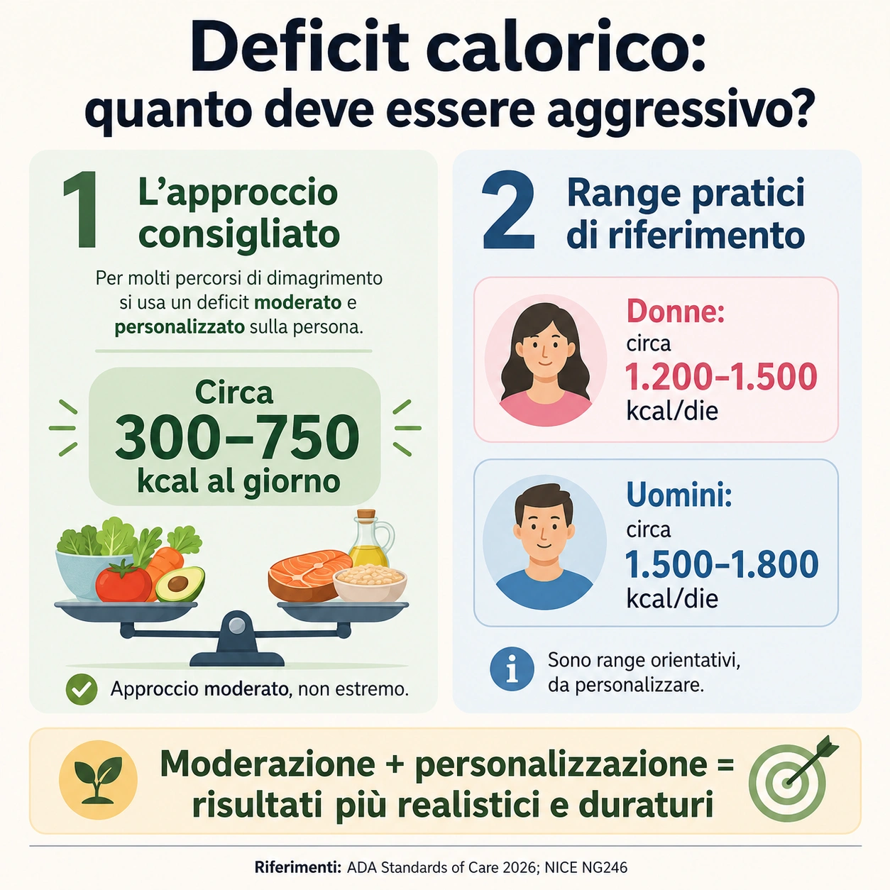 Calorie deficit calorico