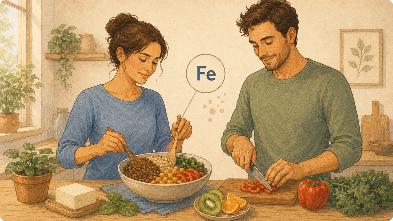 Ferro e dieta vegana: come evitare carenze