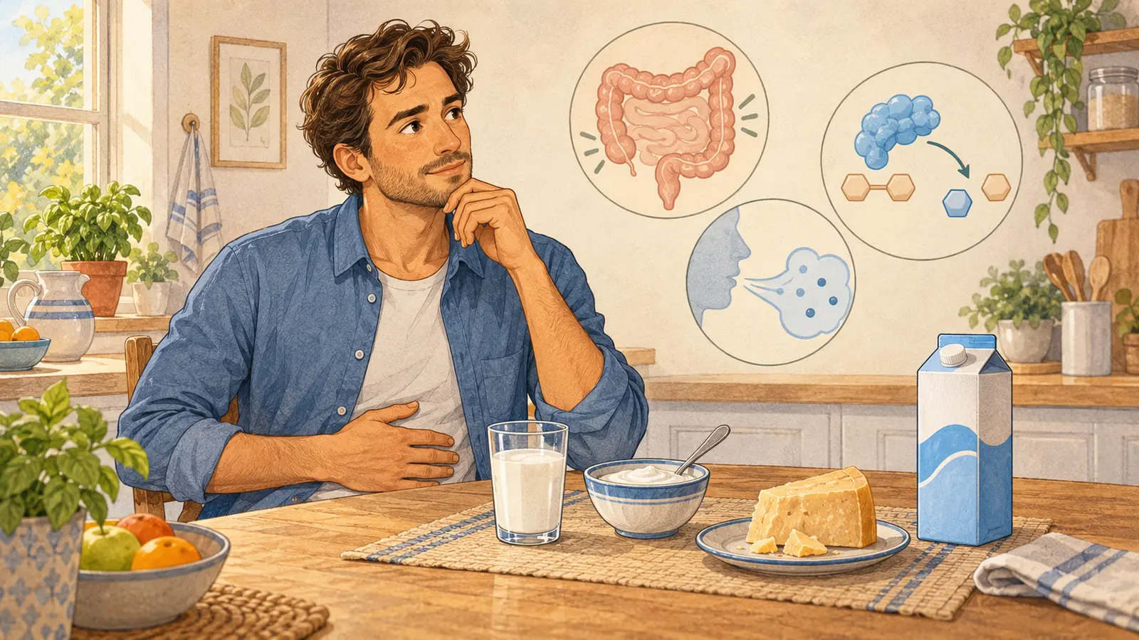 Intolleranza al lattosio: sintomi, test attendibili e cosa mangiare