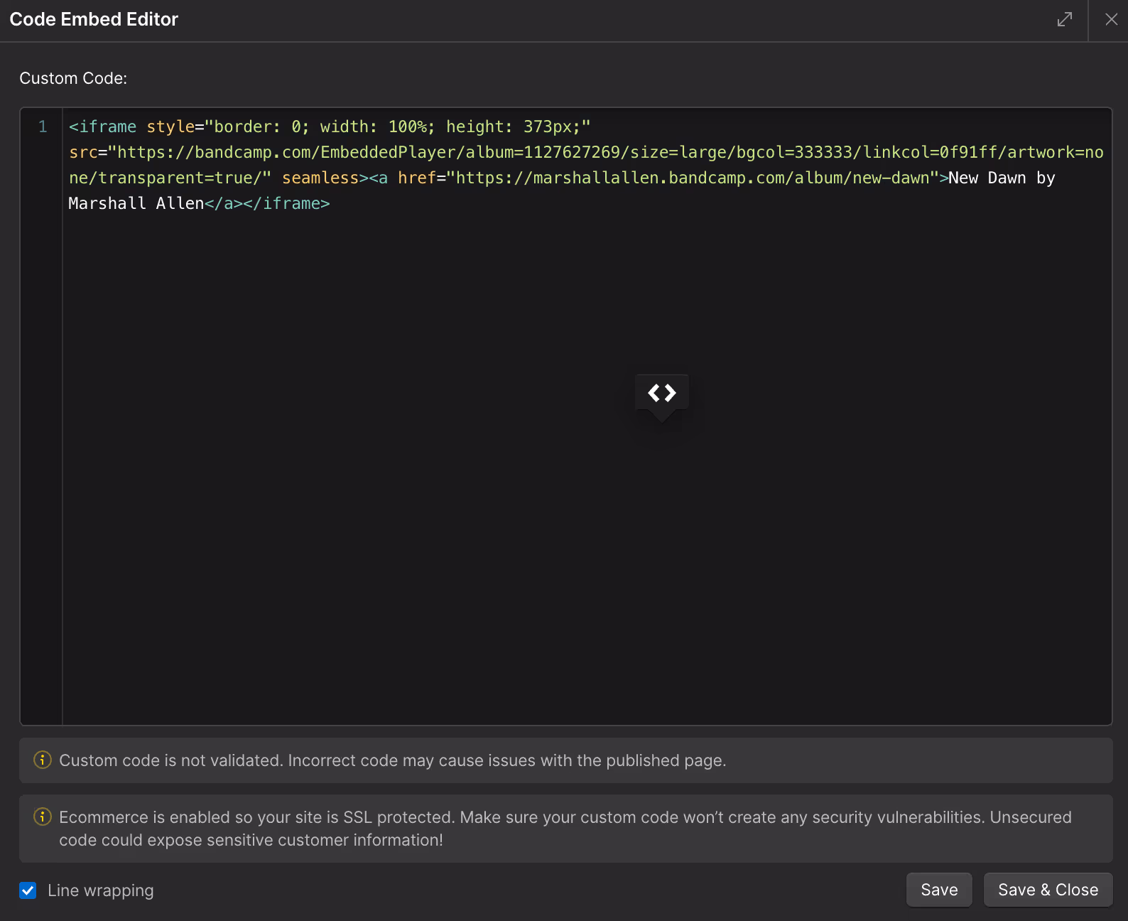 Html editor