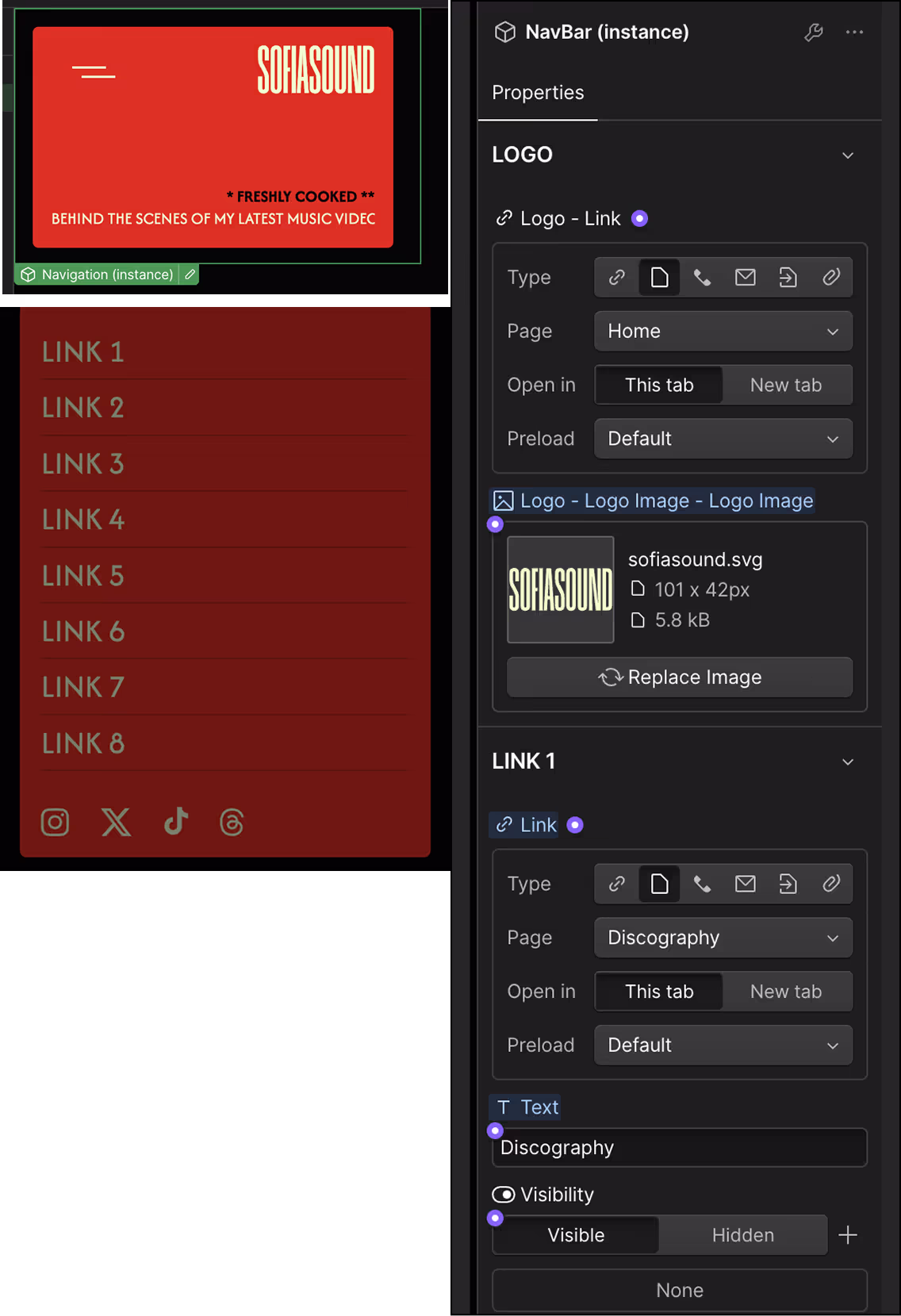 Navigation edit
