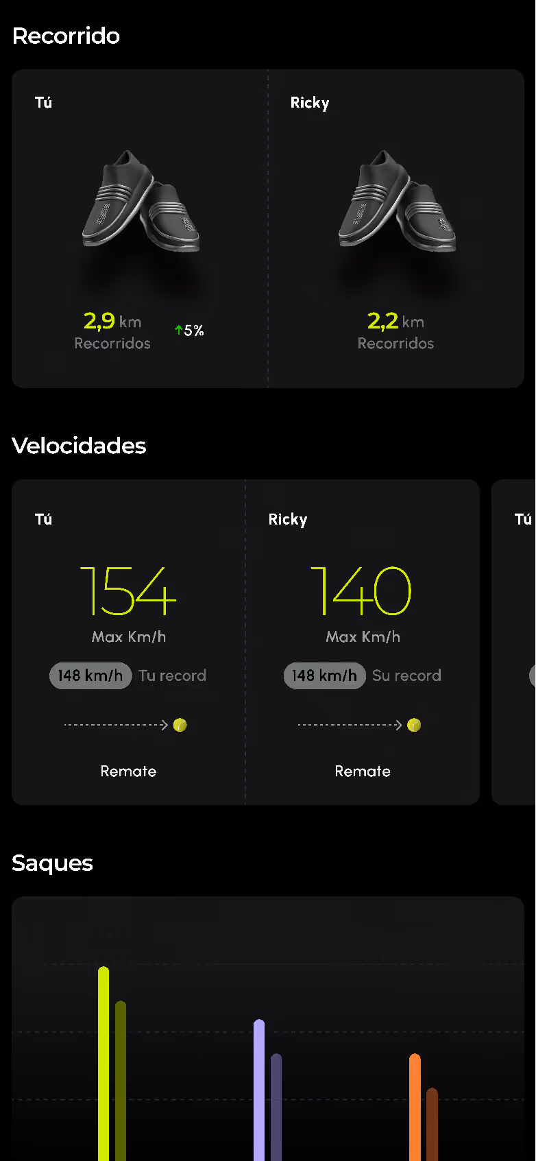Captura de pantalla de la app de Padmi.