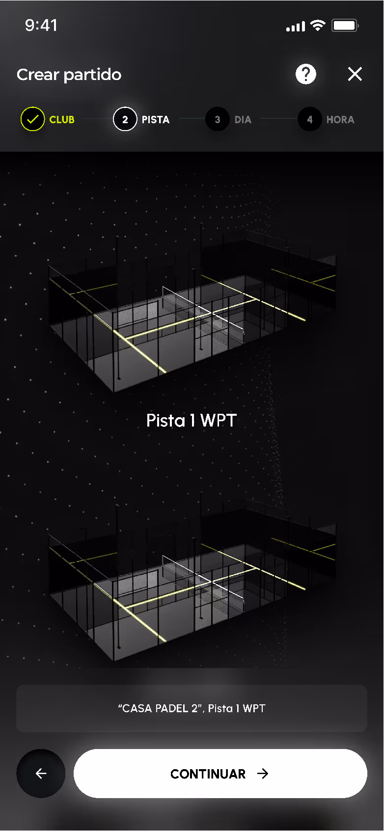 Captura de pantalla de la app de Padmi.