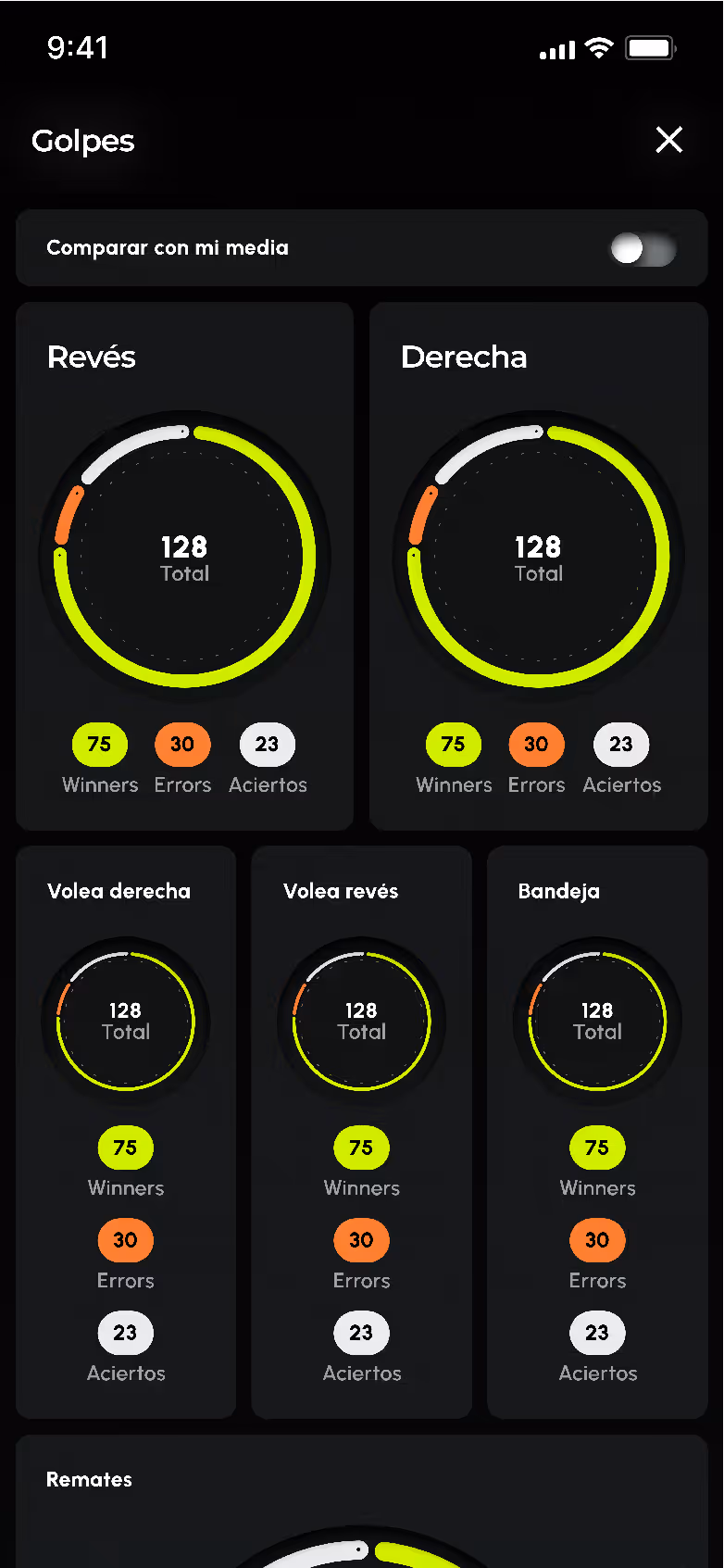 Captura de pantalla de la app de Padmi.