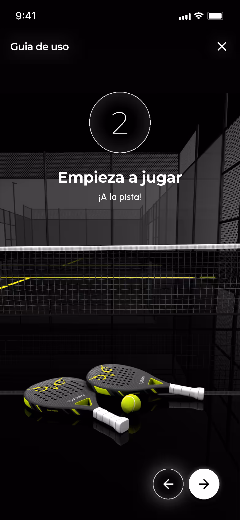 Captura de pantalla de la app de Padmi.