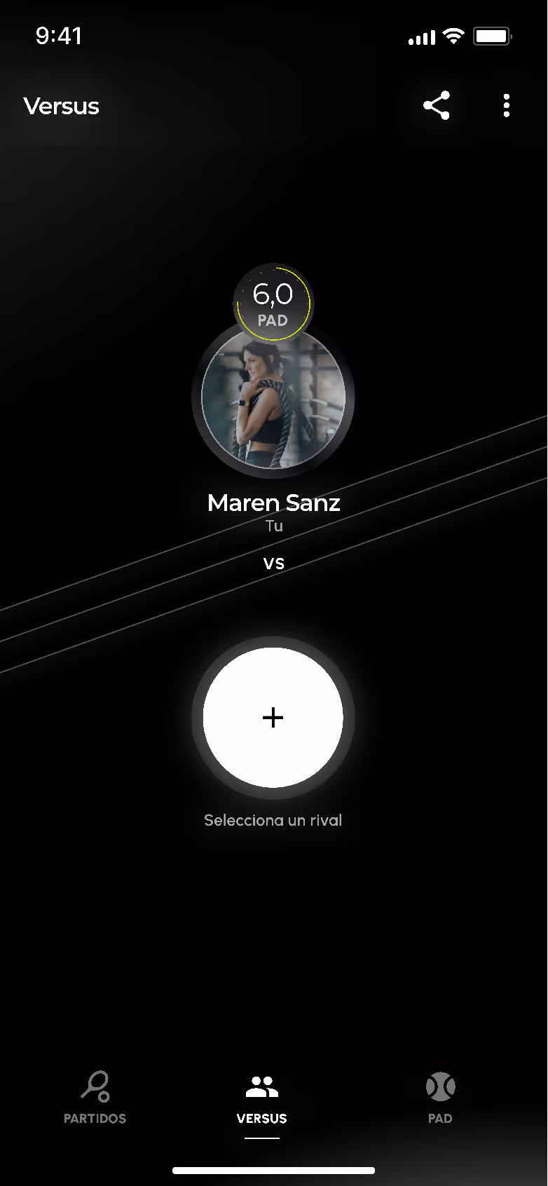 Captura de pantalla de la app de Padmi.