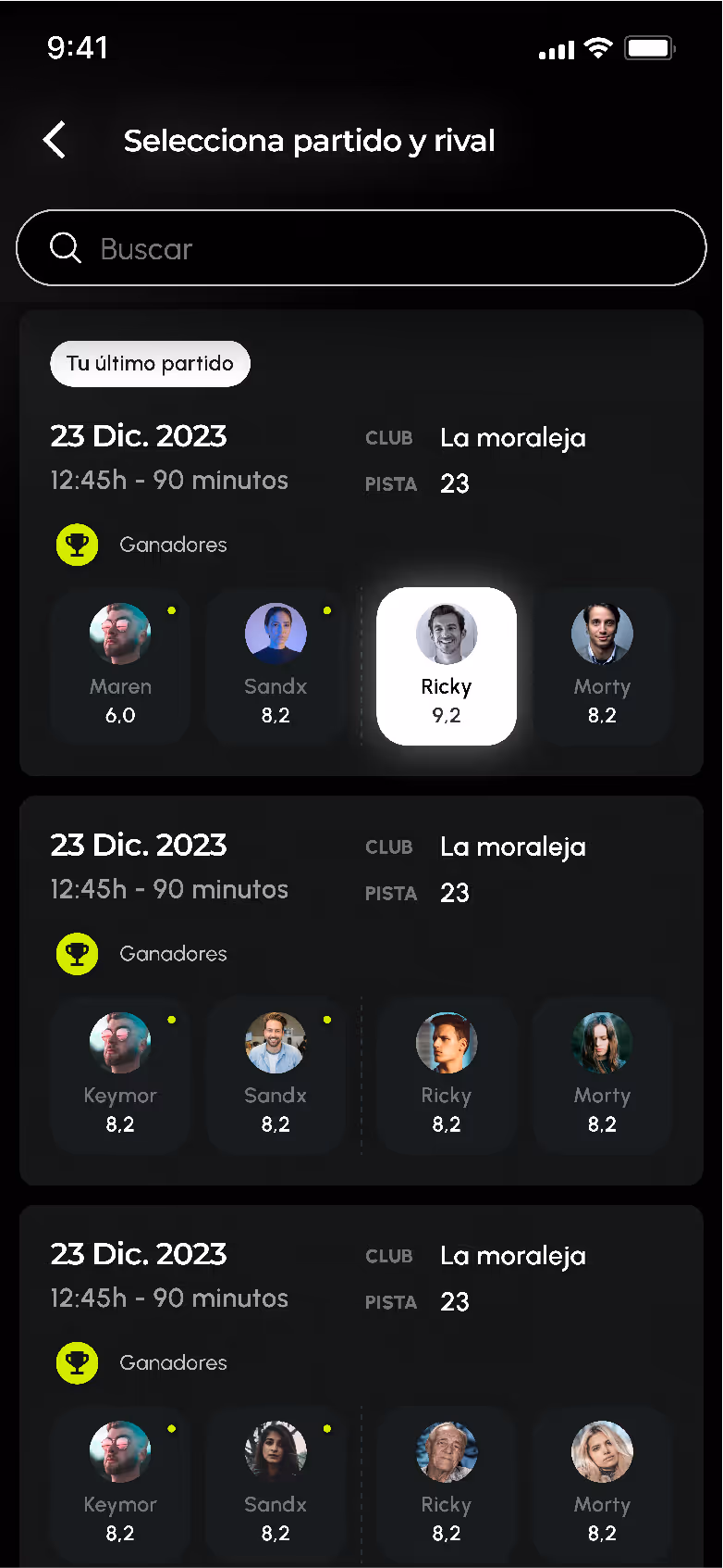 Captura de pantalla de la app de Padmi.