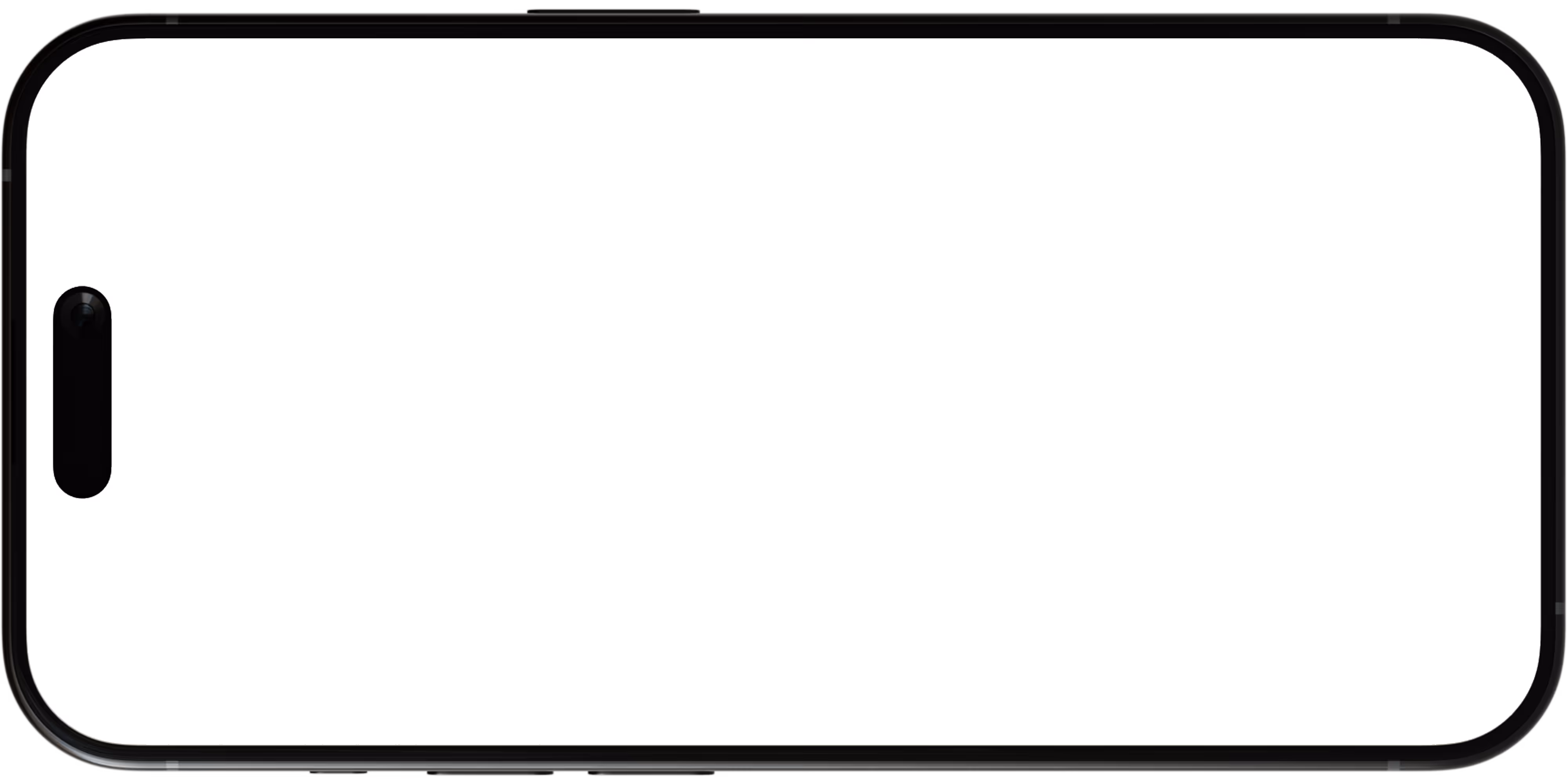 Mockup vacío de iPhone para contener vídeo.