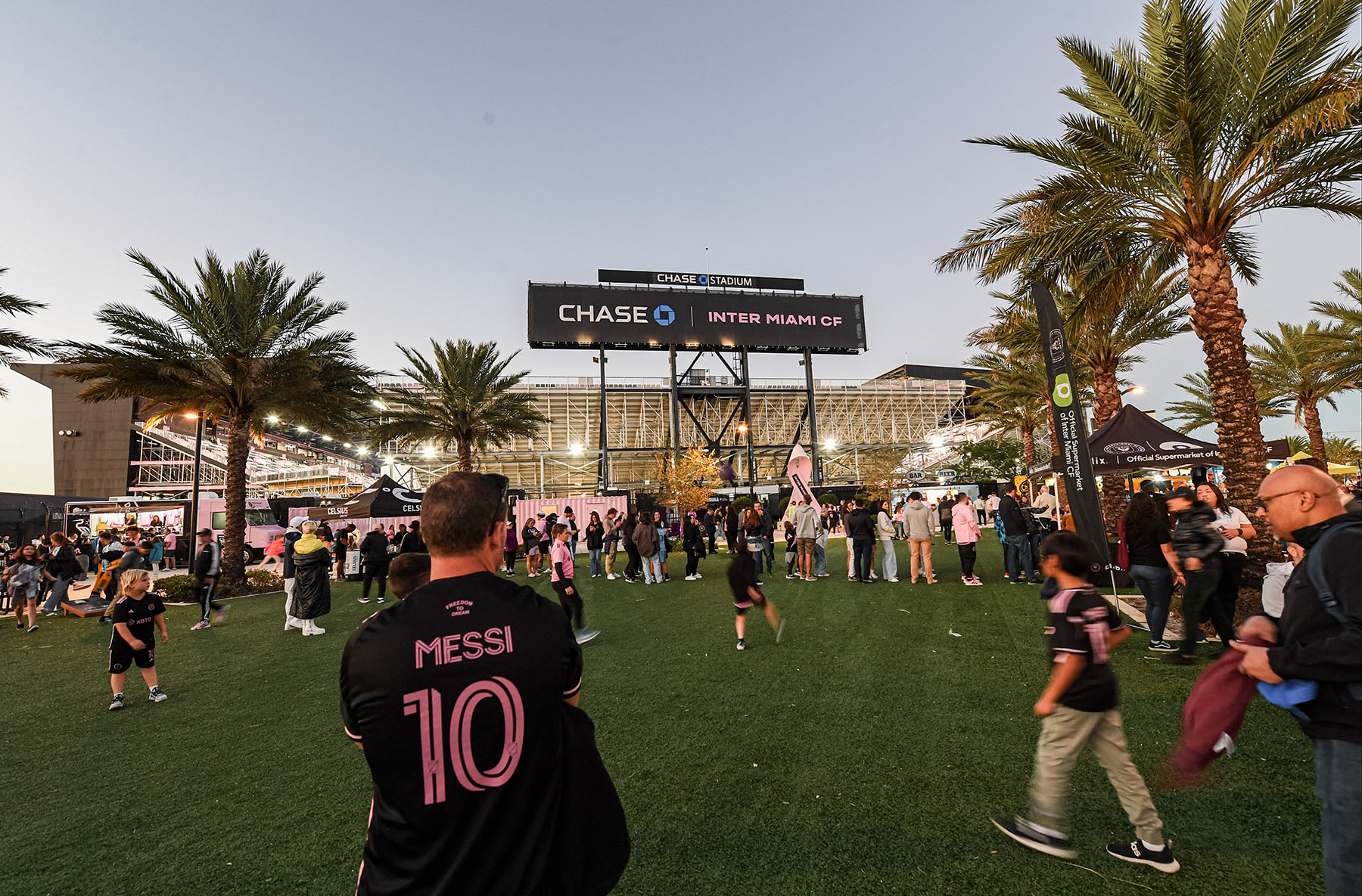 Image of the Fan Zone at Chase Stadium