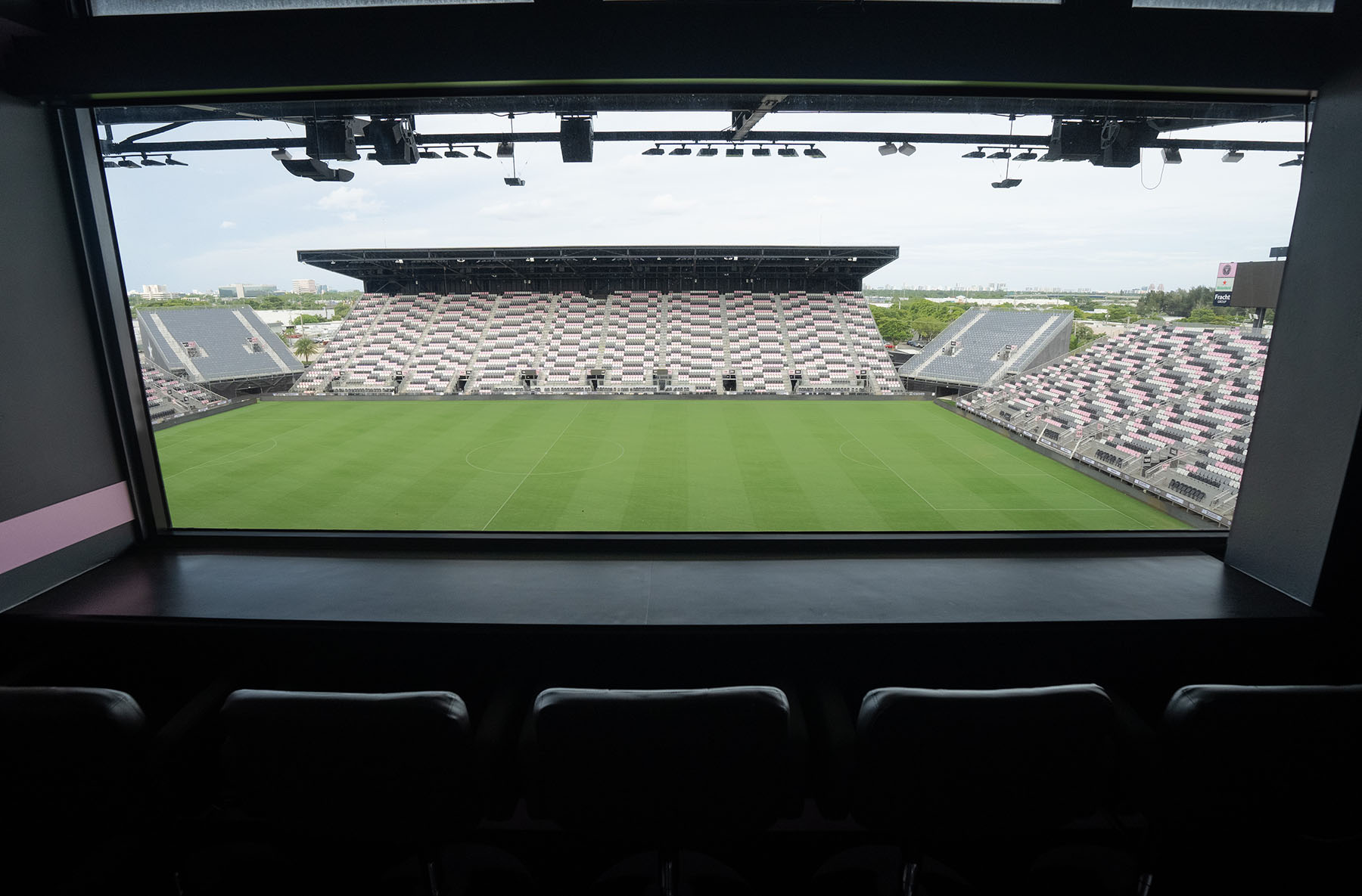 Image of the Sky Box at Chase Stadium