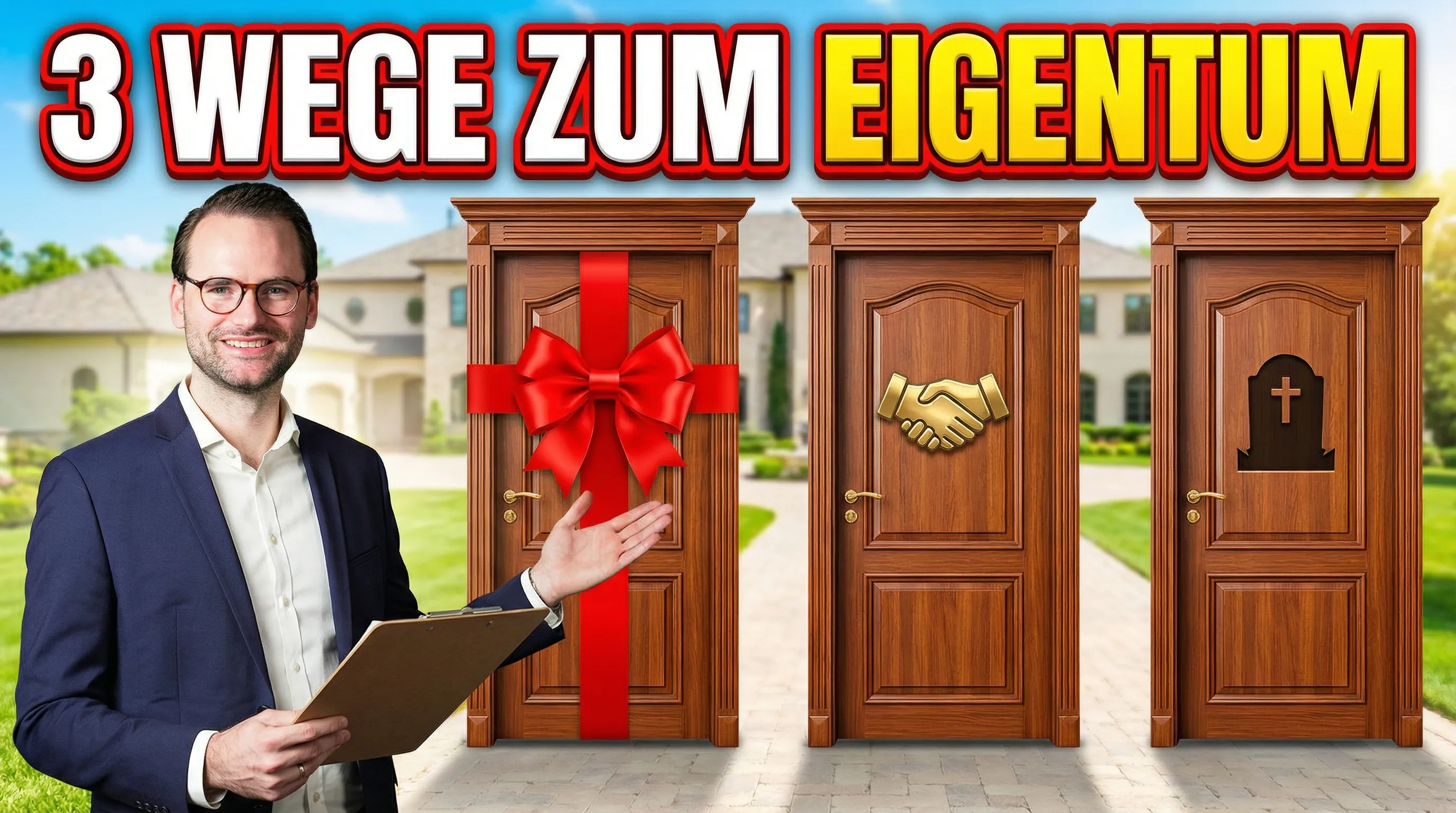 Drei Wege, ein Ziel: Immobilienübertragung mit minimalem Steuerzuschlag. Schenkung nutzt Freibeträge und spart Grunderwerbsteuer. Verkauf ermöglicht AfA-Stepup. Erbfall ist die Aufschiebung. Wir ze...