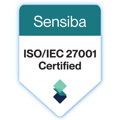 ISO 27001 Certified Sensiba