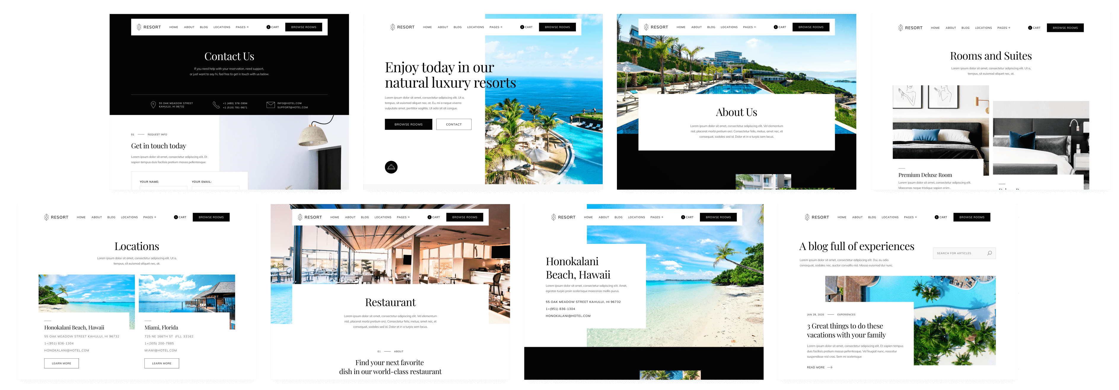 Resort - Buy Template - Resort and Hotel Webflow Template