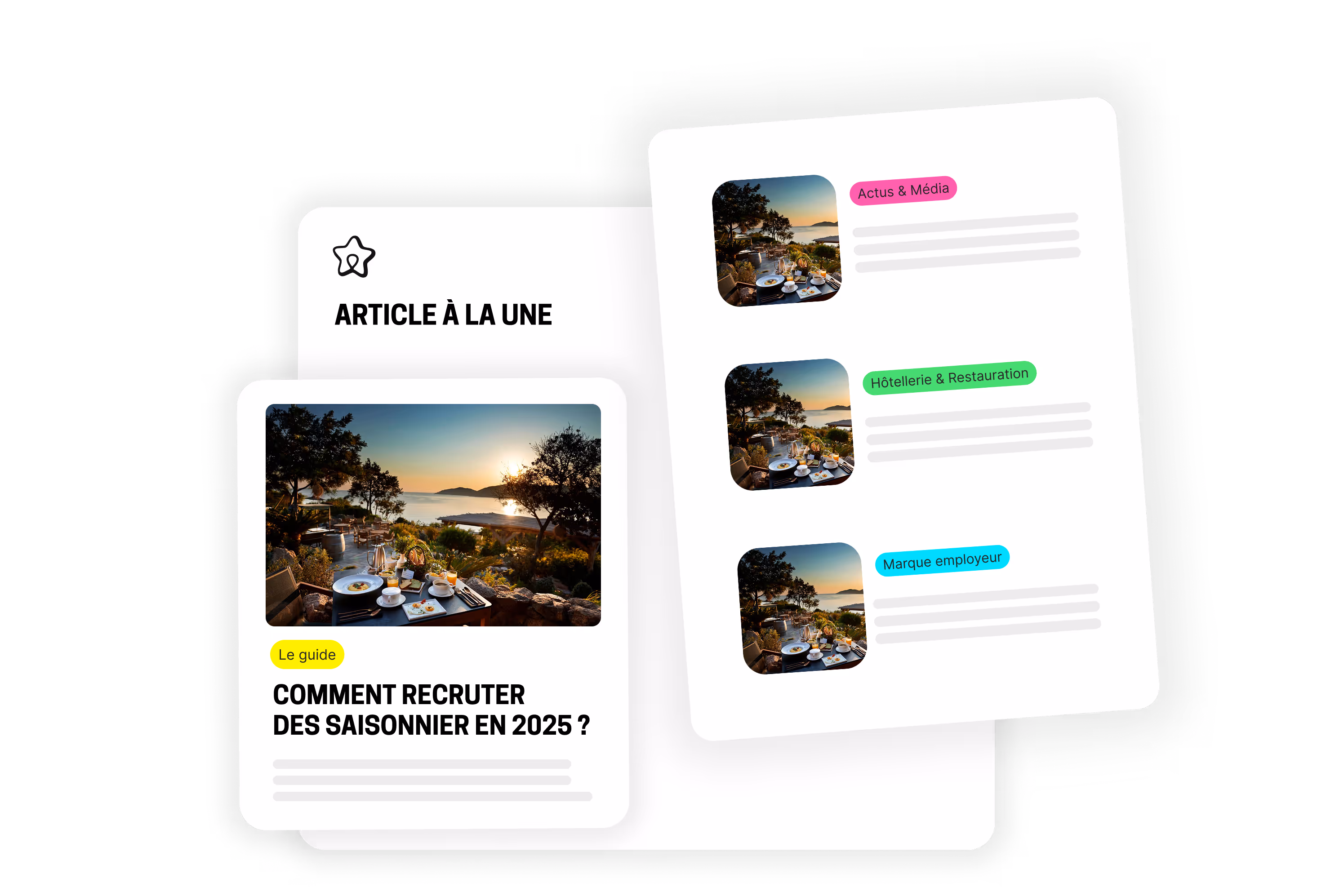 Article blog Ohmyseason "Comment recruter des saisonniers en 2025" avec conseils pour employeurs et offres d'emploi saisonnier