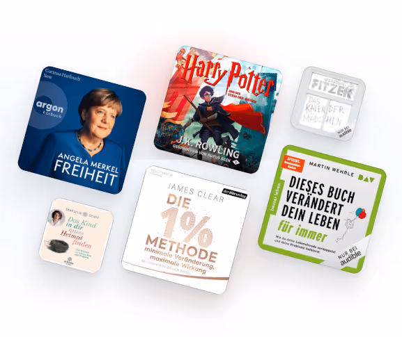 Collage aus mehreren Produkt- und Buchcovern, darunter Technik- und Ratgeberartikel.