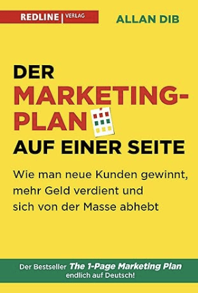 Der Marketingplan auf einer Seite Buchlink
