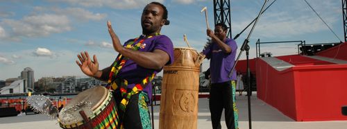 African drumming incursion African entertainment for events African drumming team building School drumming show Australia
