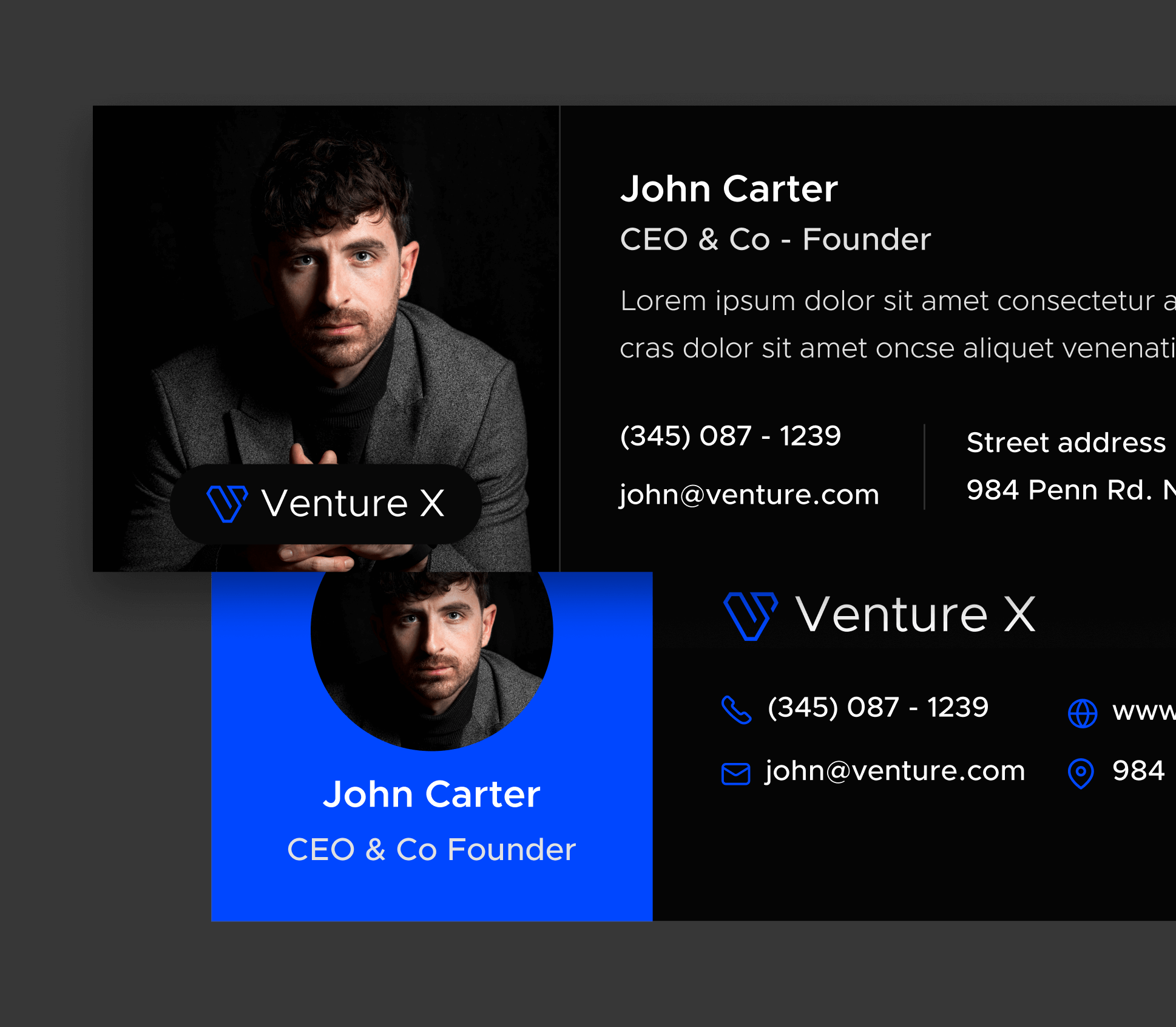 Email Signature - Venture X Webflow Template