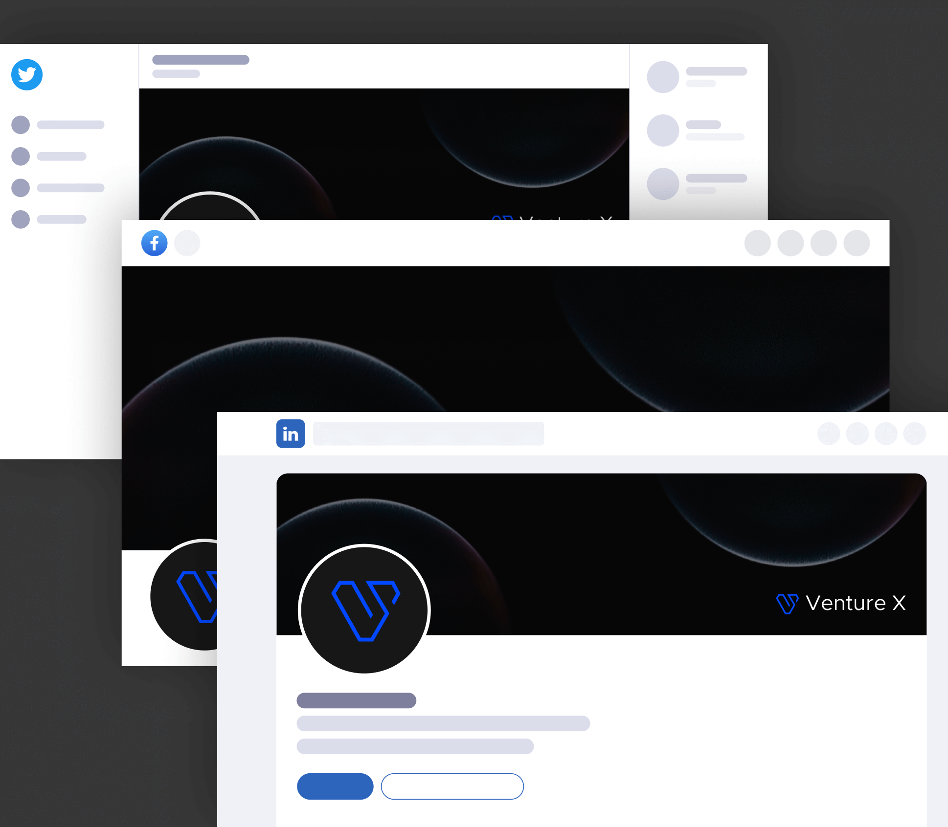 Social Media - Venture X Webflow Template