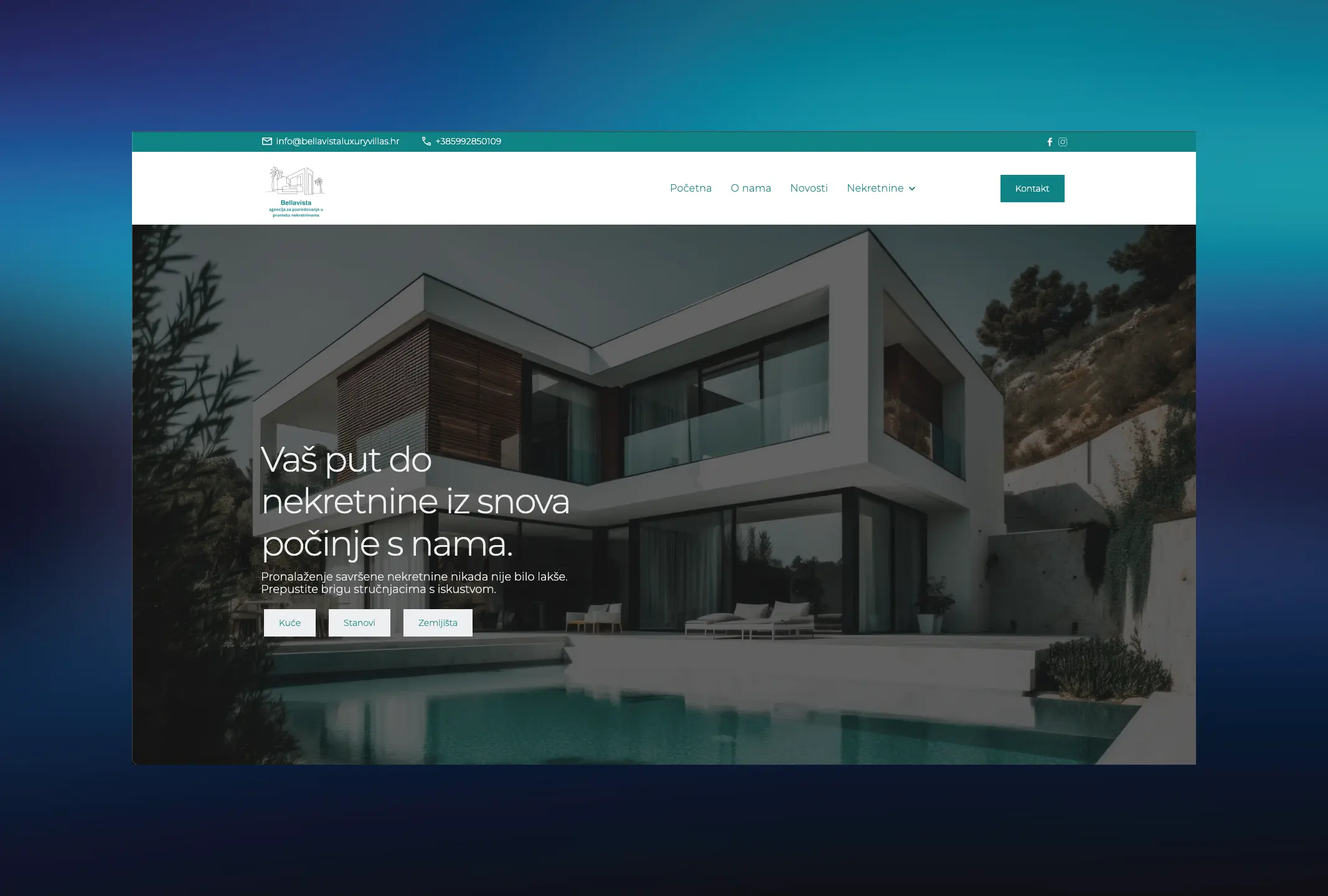 Bellavista Luxury Villas Project Mockup