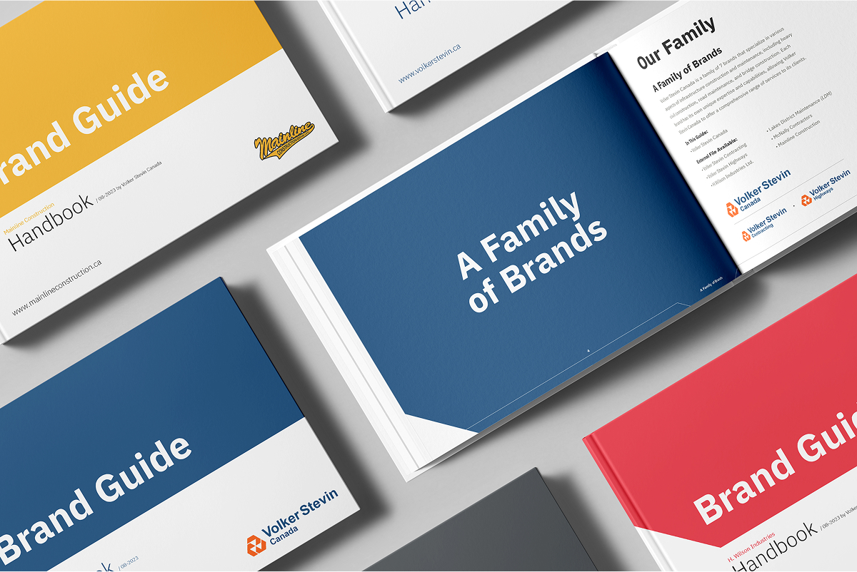 A strong, infrastructure-first brand presence for Volker Stevin—designed to reflect expertise in heavy civil construction through bold visuals, clear structure, and industry-focused storytelling.