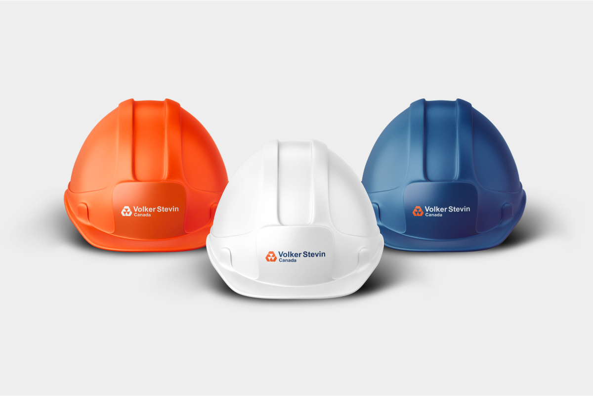 A strong, infrastructure-first brand presence for Volker Stevin—designed to reflect expertise in heavy civil construction through bold visuals, clear structure, and industry-focused storytelling.