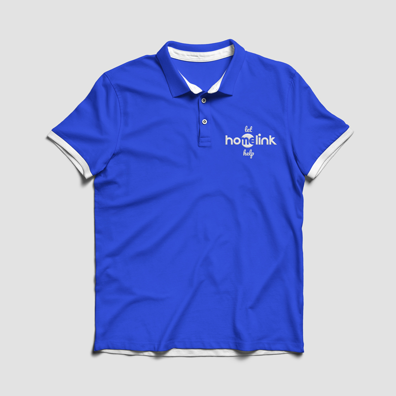 A friendly, modern logo for Homelink that blends simplicity with a sense of home—designed to evoke trust, comfort, and ease in the real estate experience.