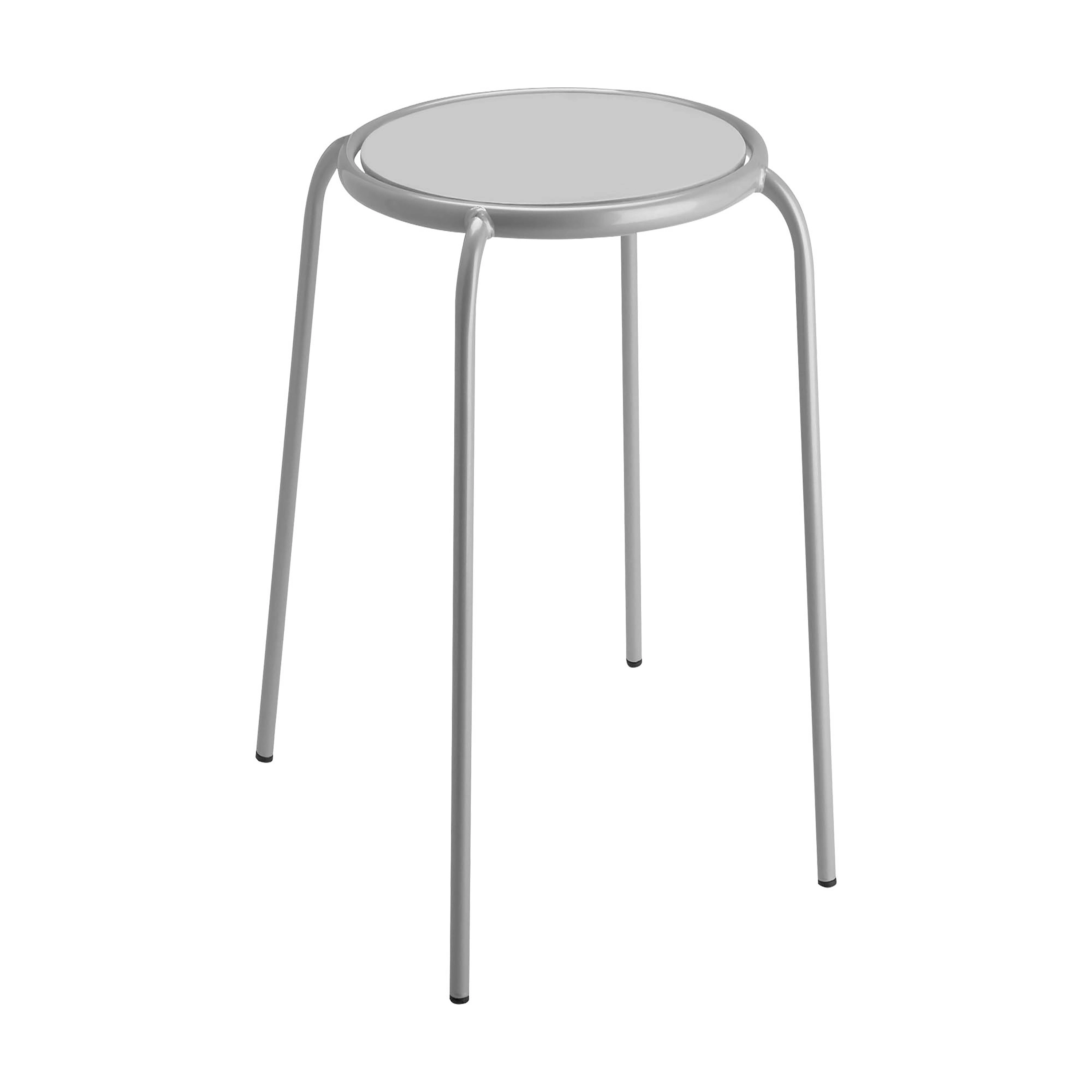stacking metal stool