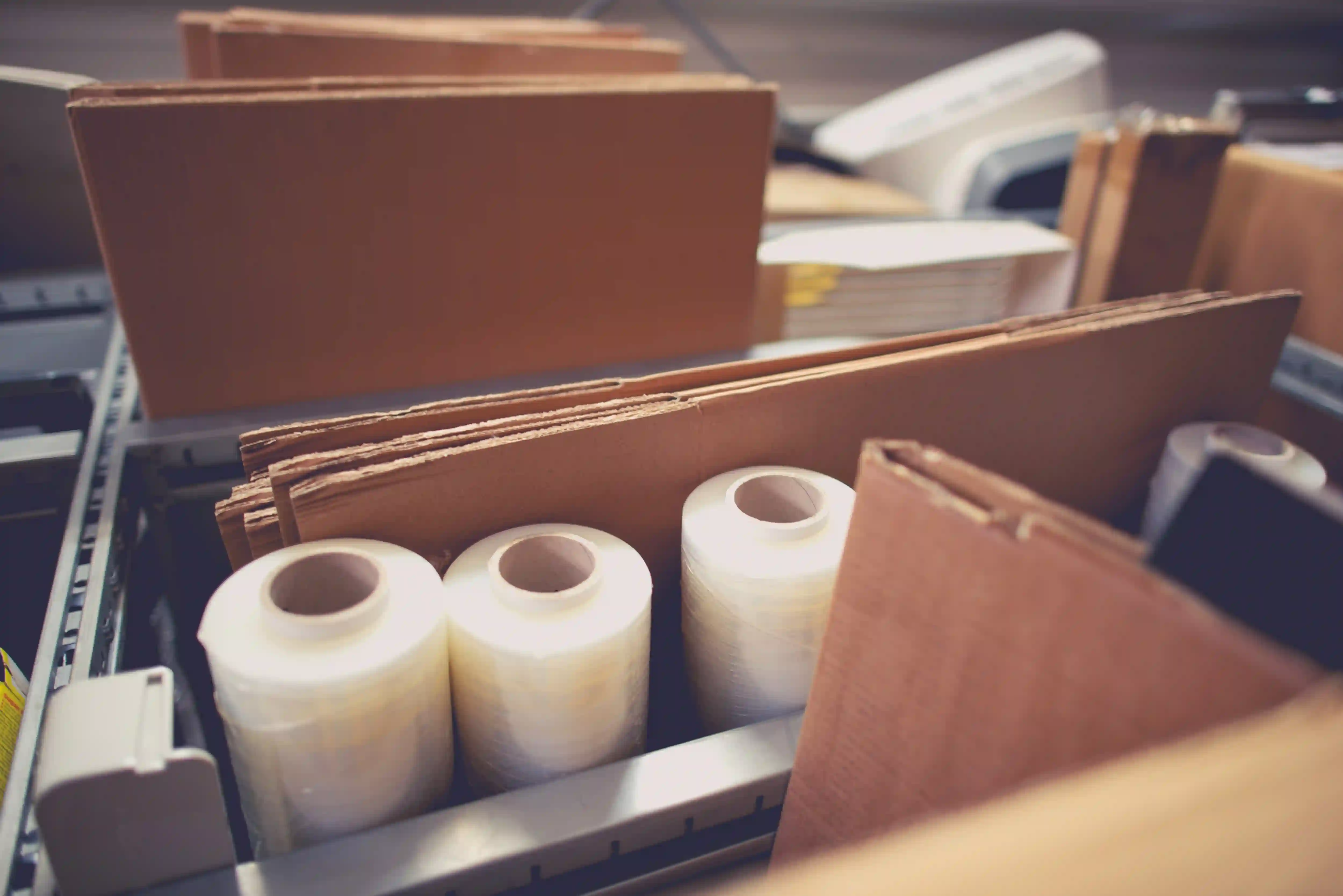 moving supplies surrounded by boxes