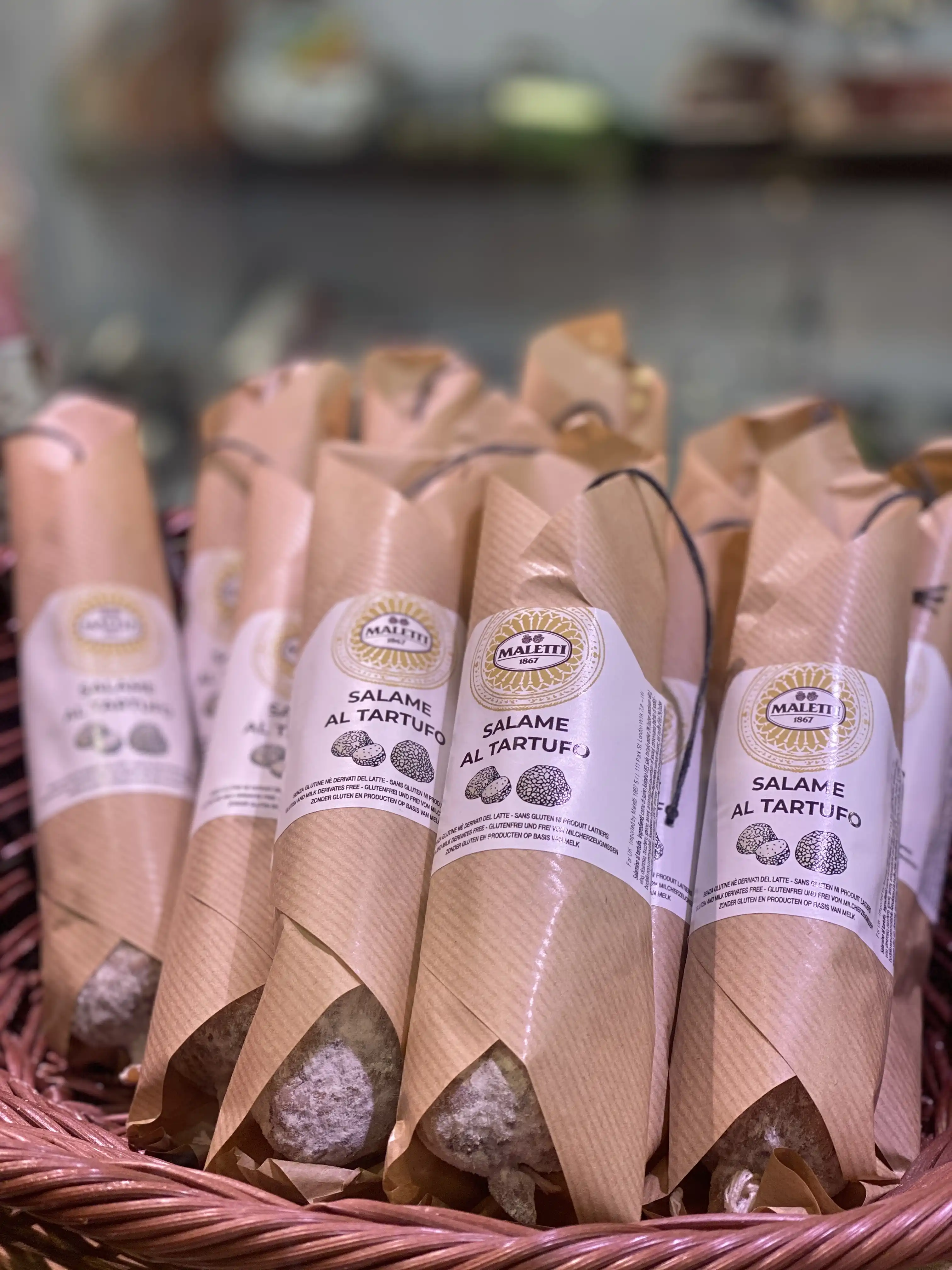 Saucisson sec artisanal, vue 1