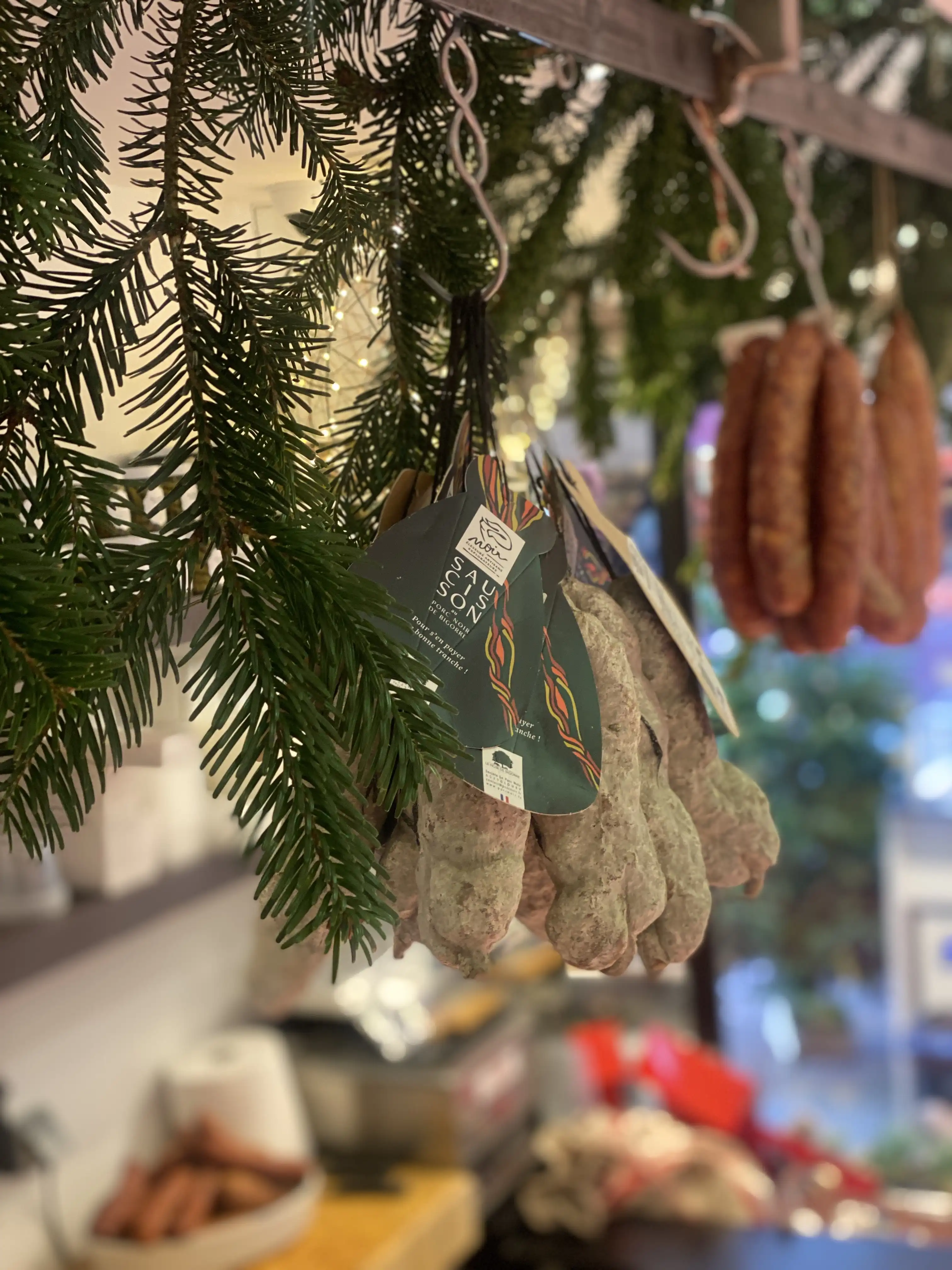 Saucisson sec artisanal, vue 3