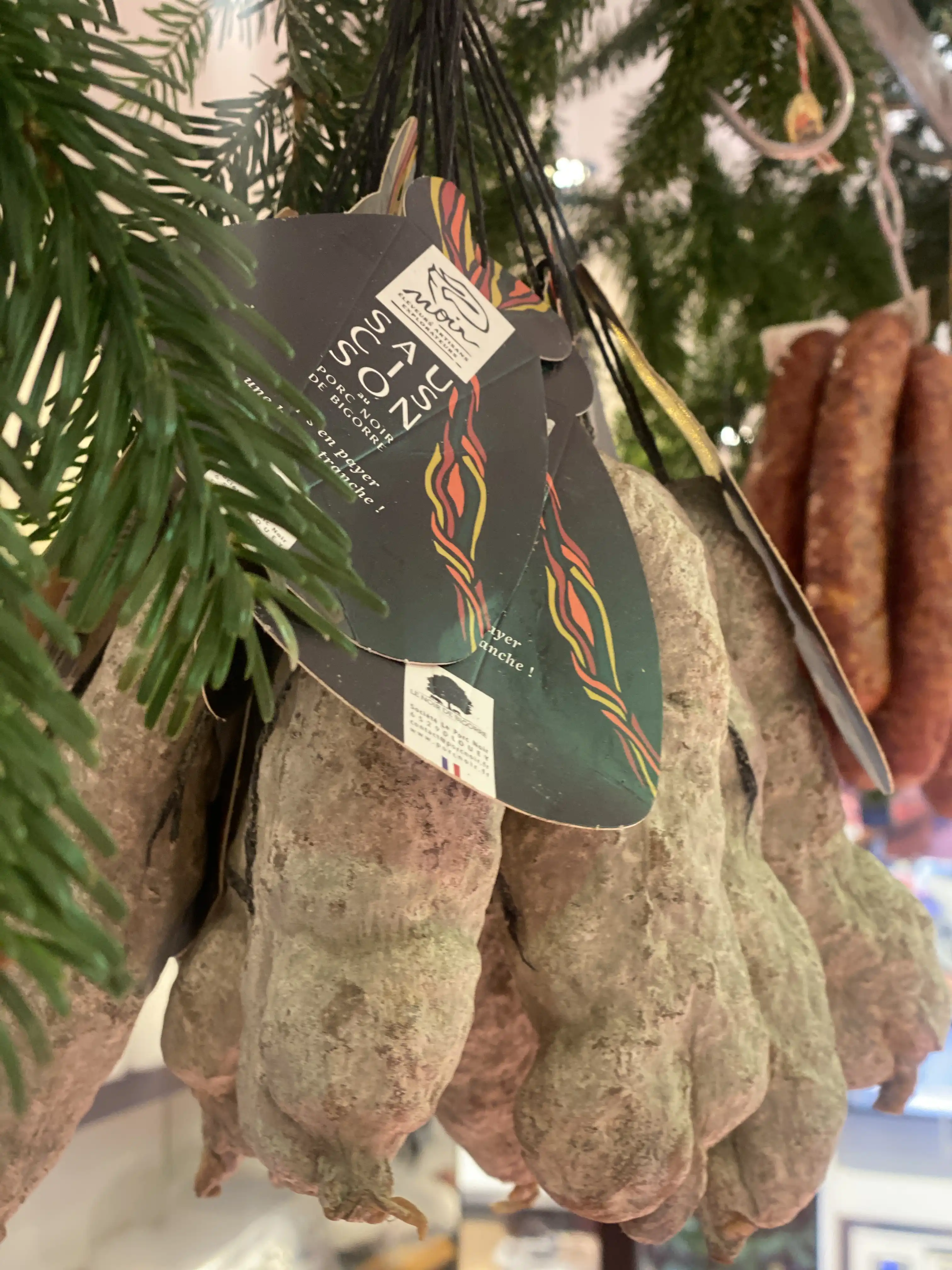 Saucisson sec artisanal, vue 2