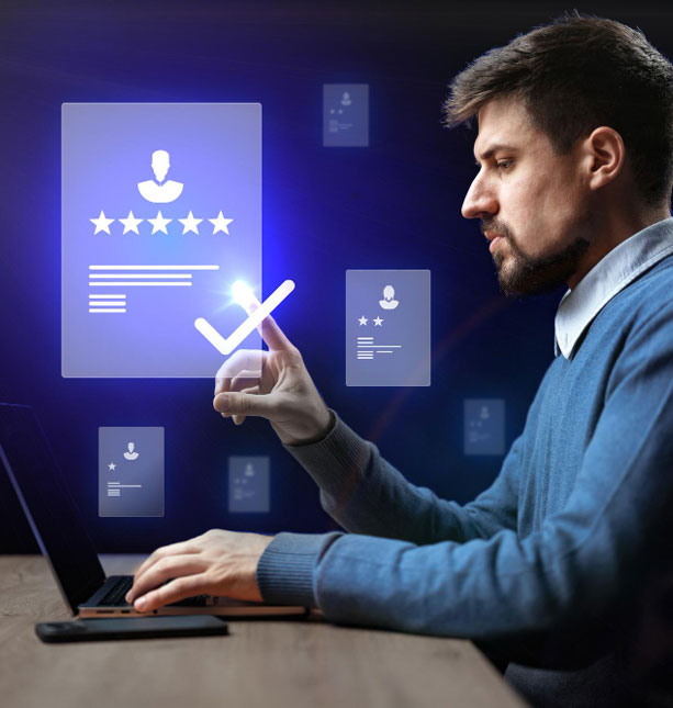 Tech client testimonials, focusing on specific challenges they overcame using our low code solution with relevant visuals for Onekode Blog