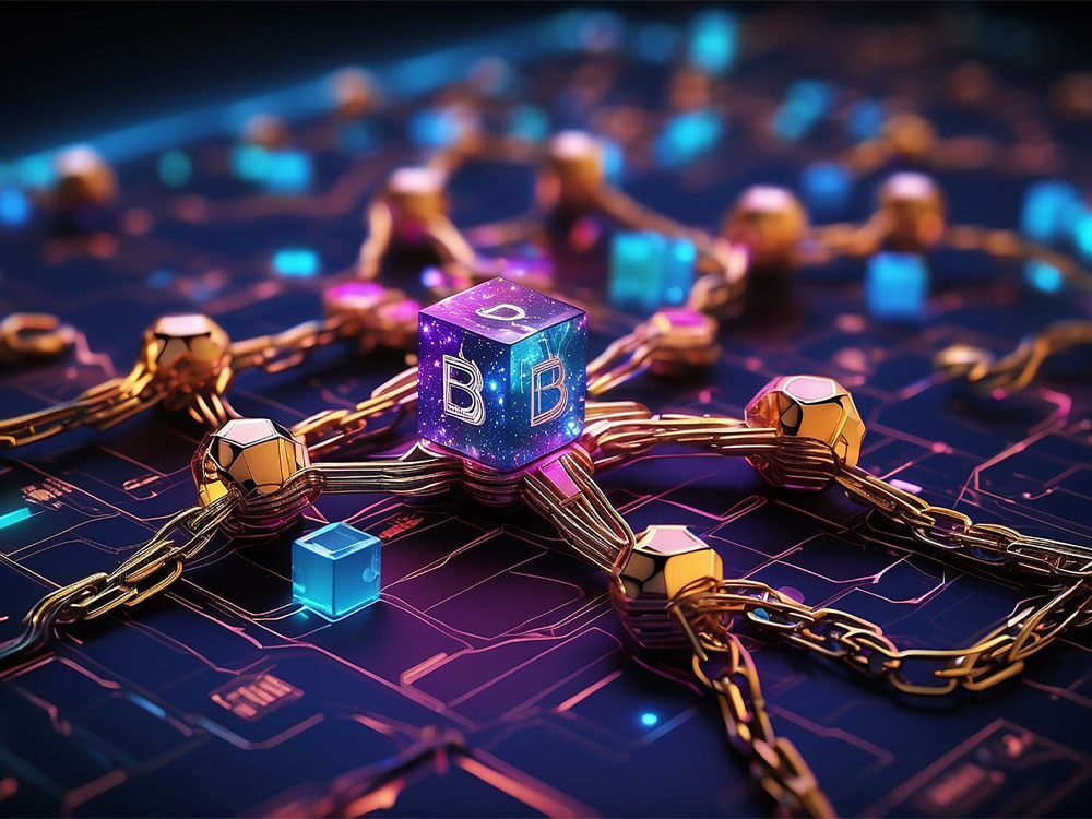  the intricacies of integration: connecting block chain technology with ai with relevant visuals for Onekode Blog