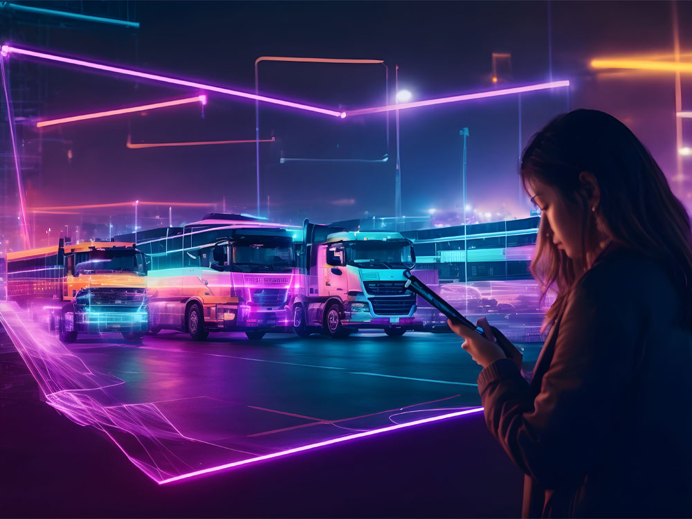 Digital disruption in logistics with relevant visuals for Onekode Blog