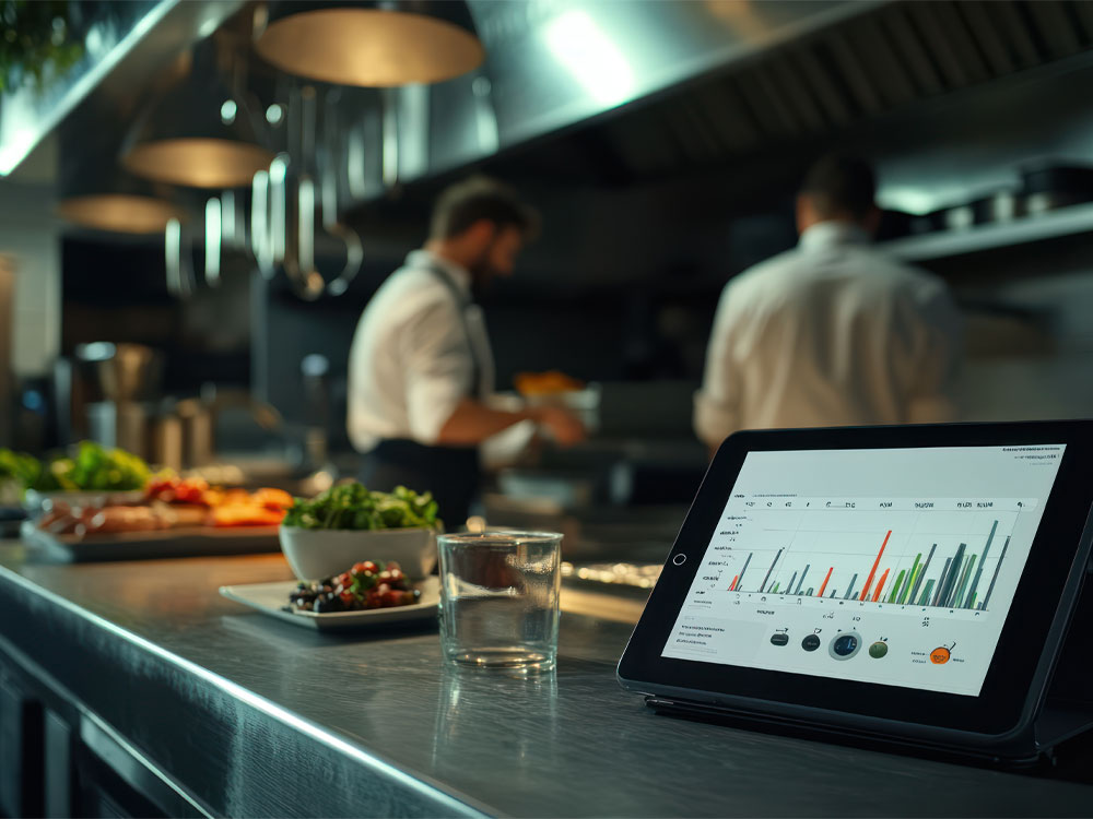 software to track and reduce inventory waste in restaurants. with relevant visuals for Onekode Blog