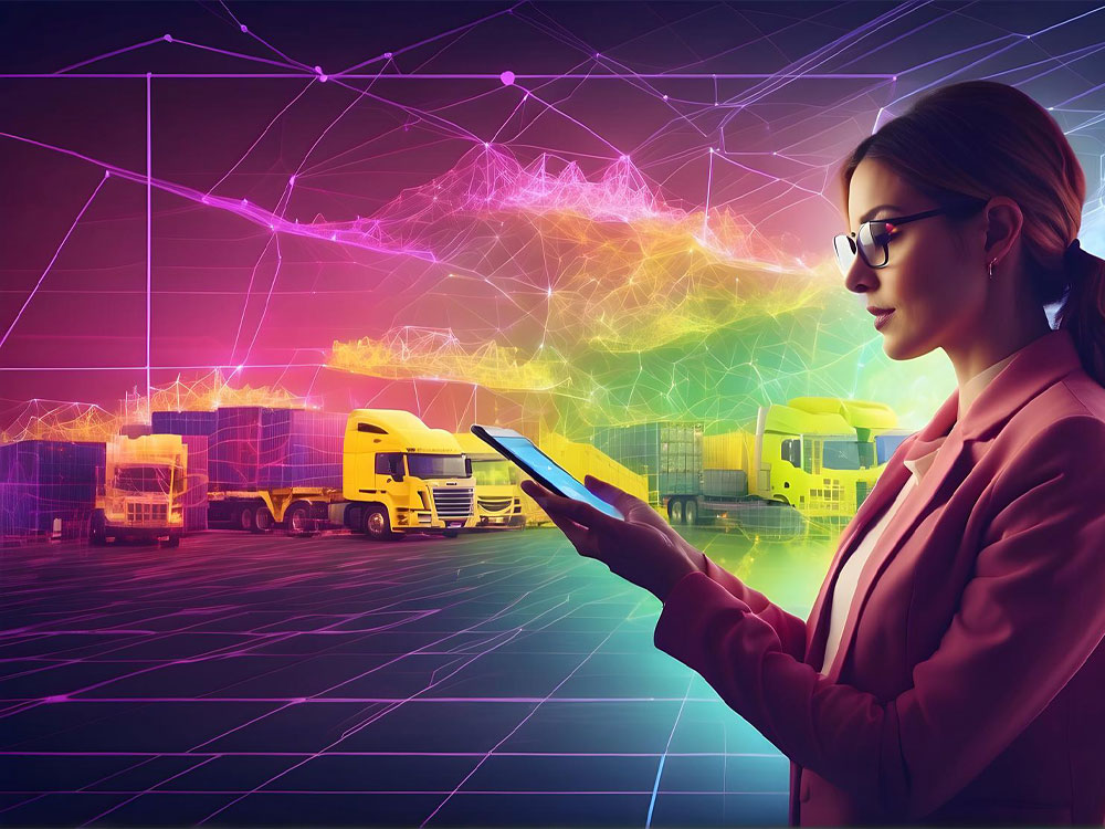 How ai integration within the logistics and transport industry can improve the overall customer experience with relevant visuals for Onekode Blog