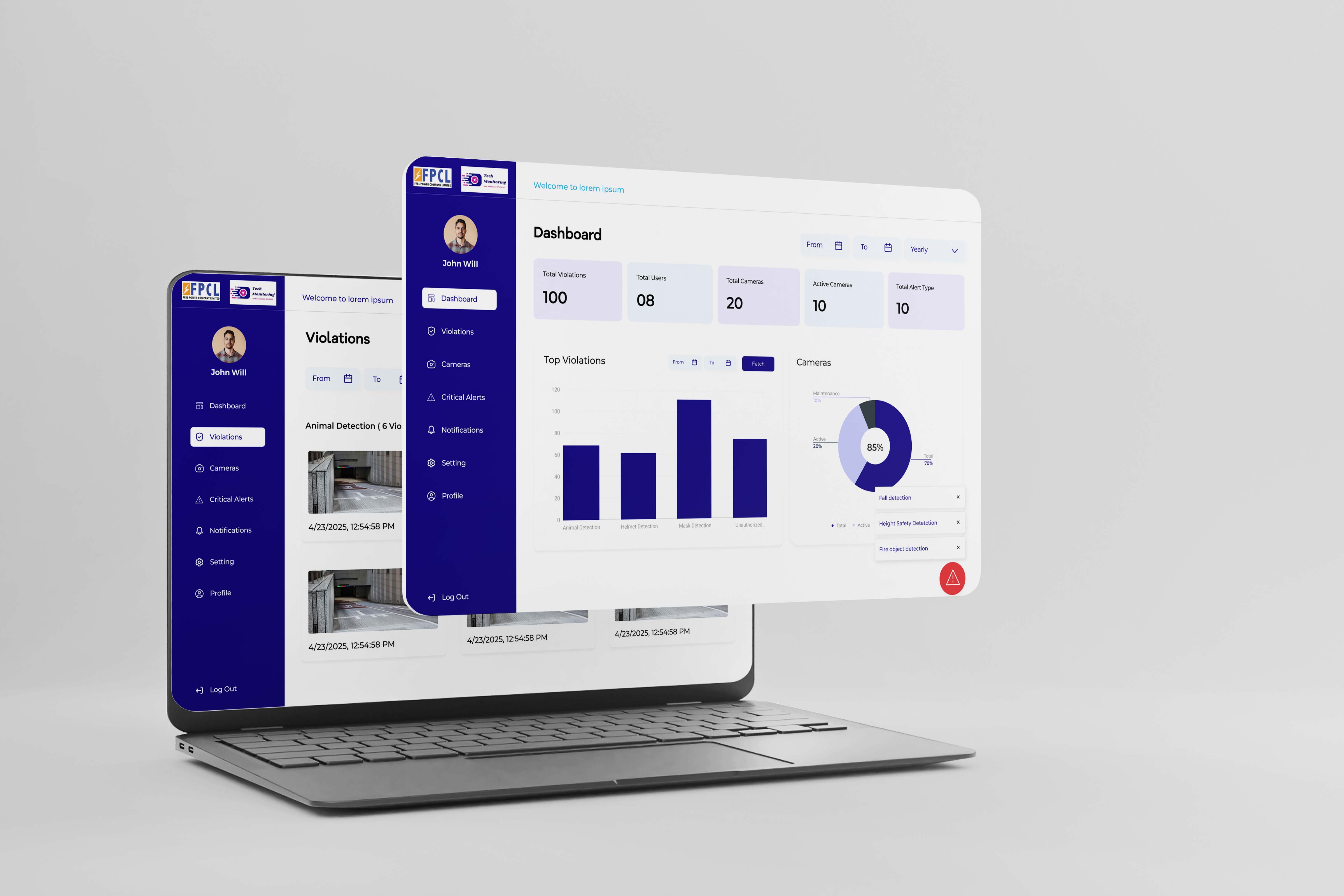 Onekode Safety Dashboards –  Tec Monitoring-Insights solution for insights and global business growth