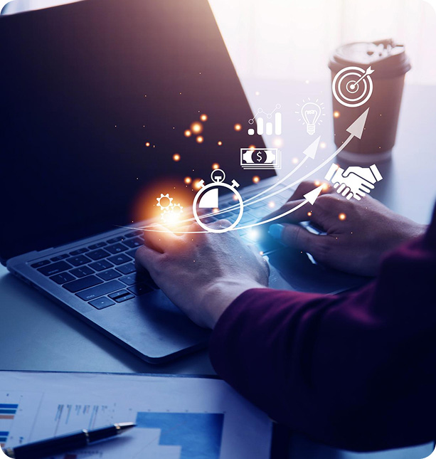 Enterprise Solutions section – showcasing enterprise solutions services and solutions for startups and businesses.