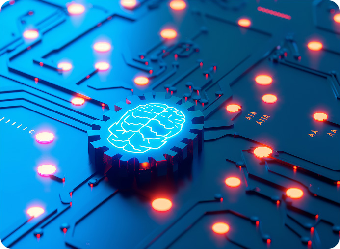 AI Development section – showcasing hero  ai development services and solutions for startups and businesses.