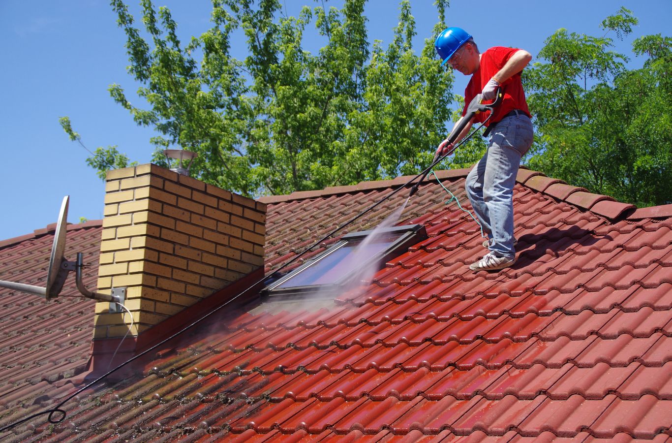Cleaning the window