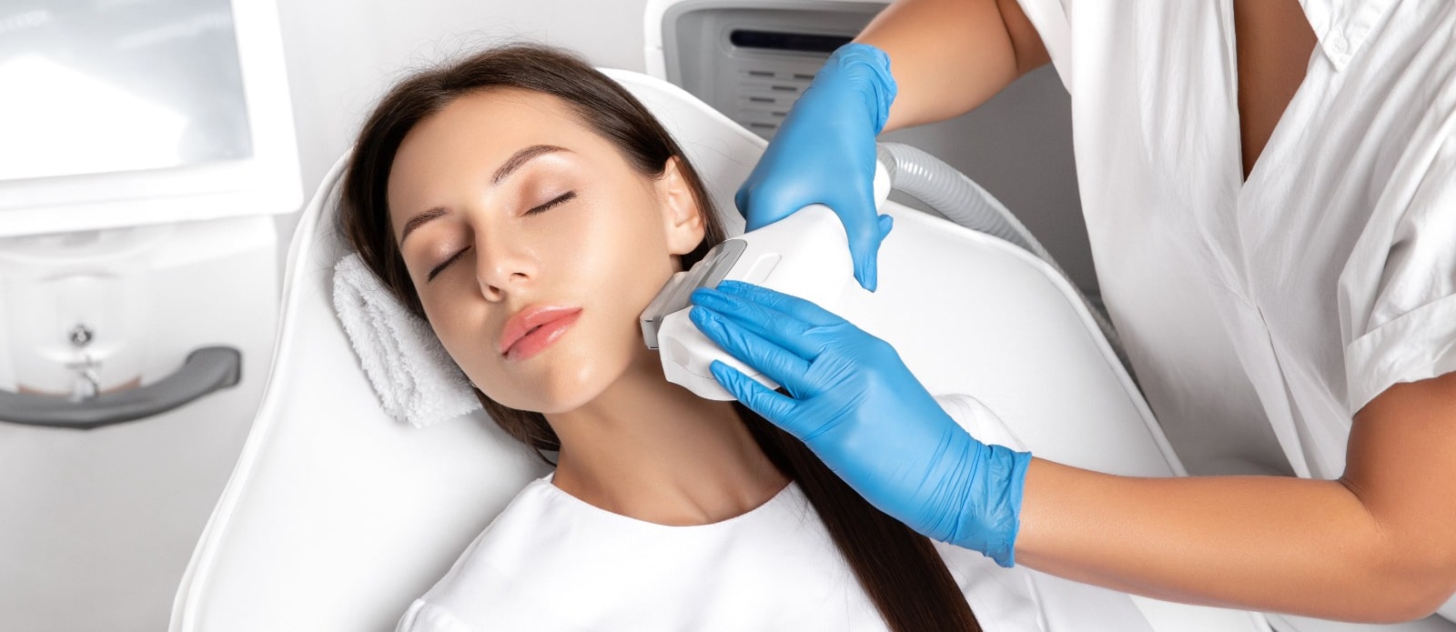 Smooth, hair-free skin after laser hair removal