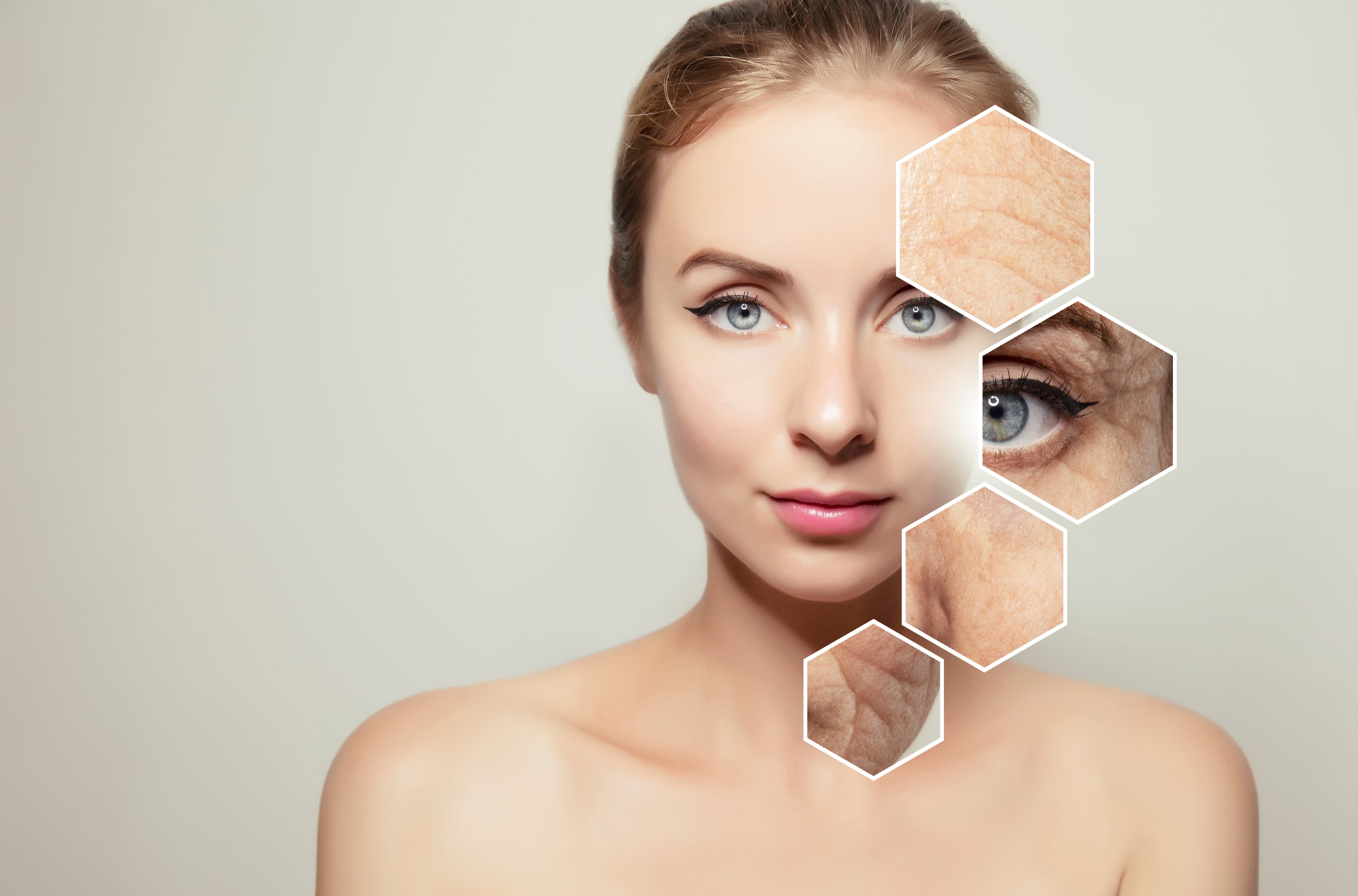 Non-surgical skin tightening treatment on the face