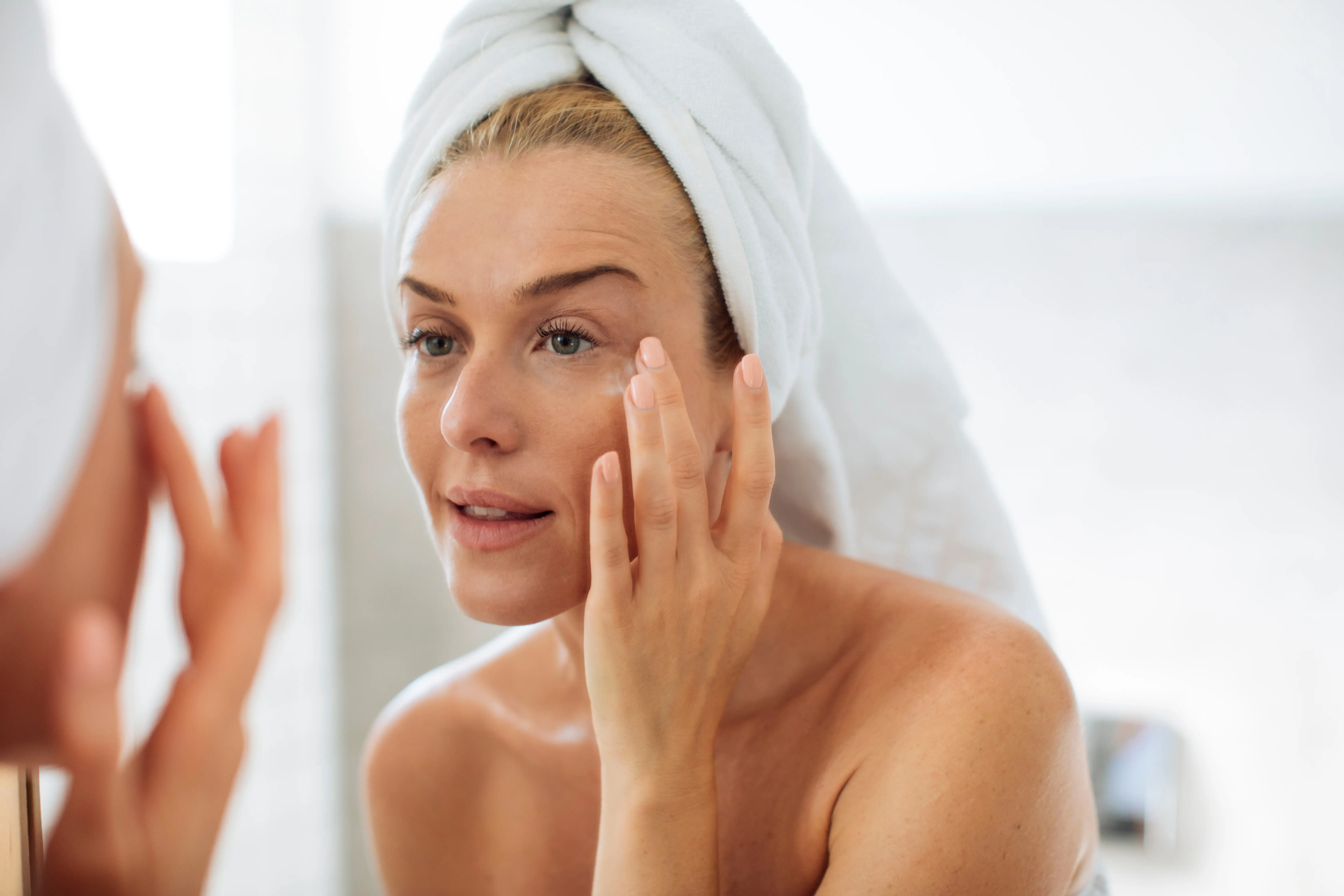 Skin laxity on the face and neck